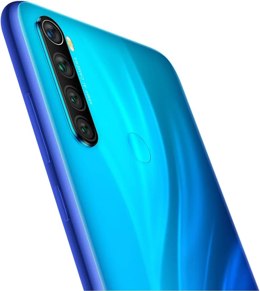 گوشی موبایل شیائومی Redmi Note 8 دو سیم کارت آبی نپتون 4 گیگابایت رم 64 گیگابایت LTE نسخه 2021، M1908C3JGG، Redmi Note 8 نسخه 2021