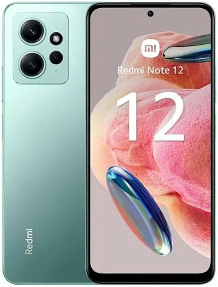 گوشی موبایل شیائومی Redmi Note 12 دو سیم کارت 258 گیگابایت حافظه داخلی + 8 گیگابایت رم (فقط GSM | بدون CDMA) نسخه بین المللی آنلاک شده کارخانه ای 4G/LTE (سبز نعنایی)