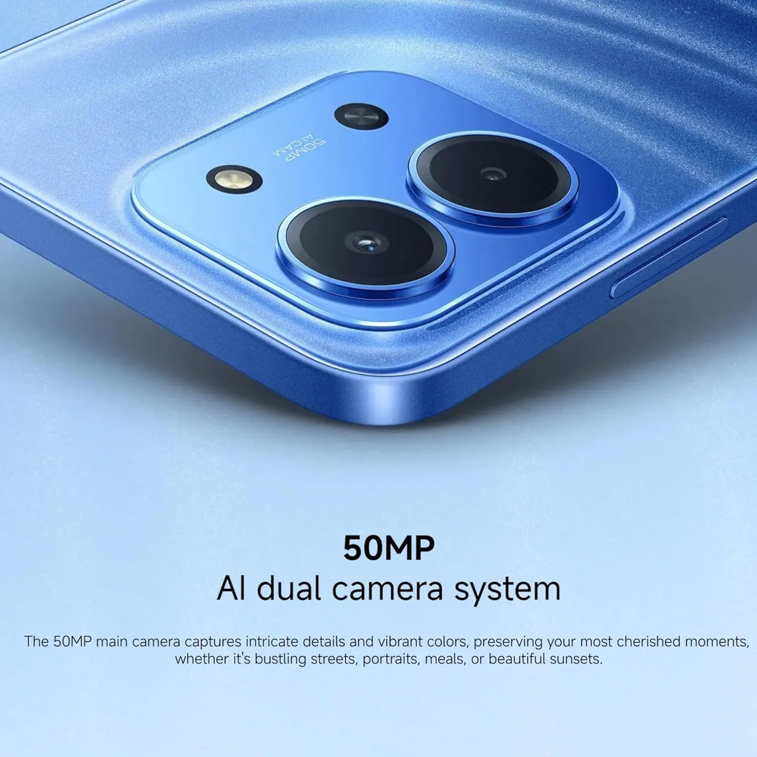 گوشی موبایل شیائومی Redmi 15C 4G آبی مهتابی 8 گیگابایت + 256 گیگابایت، باتری عظیم 6000 میلی آمپر ساعت، نمایشگر 6.9 اینچی 120 هرتز، طراحی شیک، دوربین دوگانه 50 مگاپیکسلی هوش مصنوعی، شارژ سریع 33 واتی