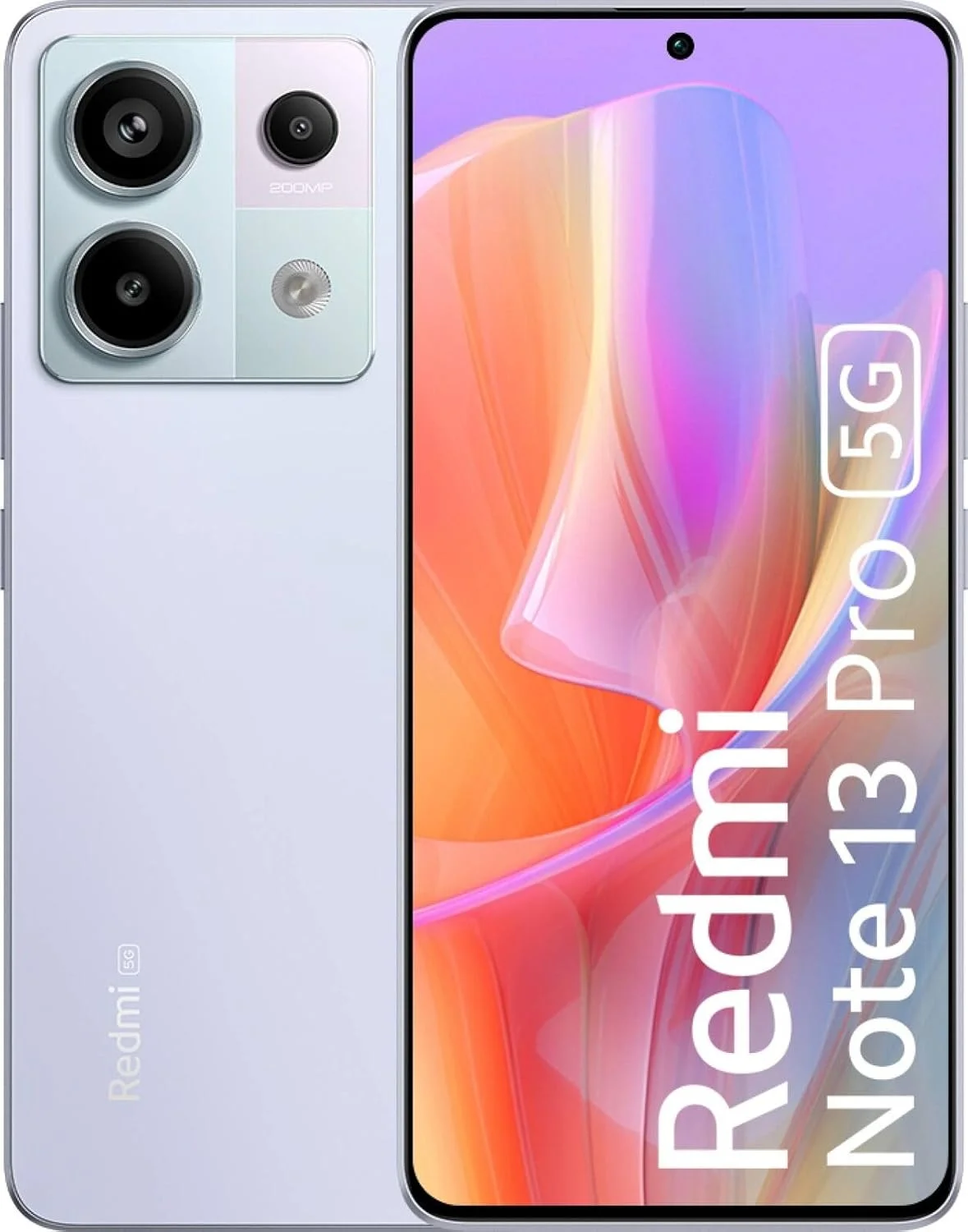 شیائومی Redmi Note 13 Pro 5G + 4G LTE (برای Tmobile Mint Tello و جهانی) (256 گیگابایت + 8 گیگابایت) 6.67 اینچ 200 مگاپیکسل سه گانه جهانی آنلاک شده (بنفش Aurora)
