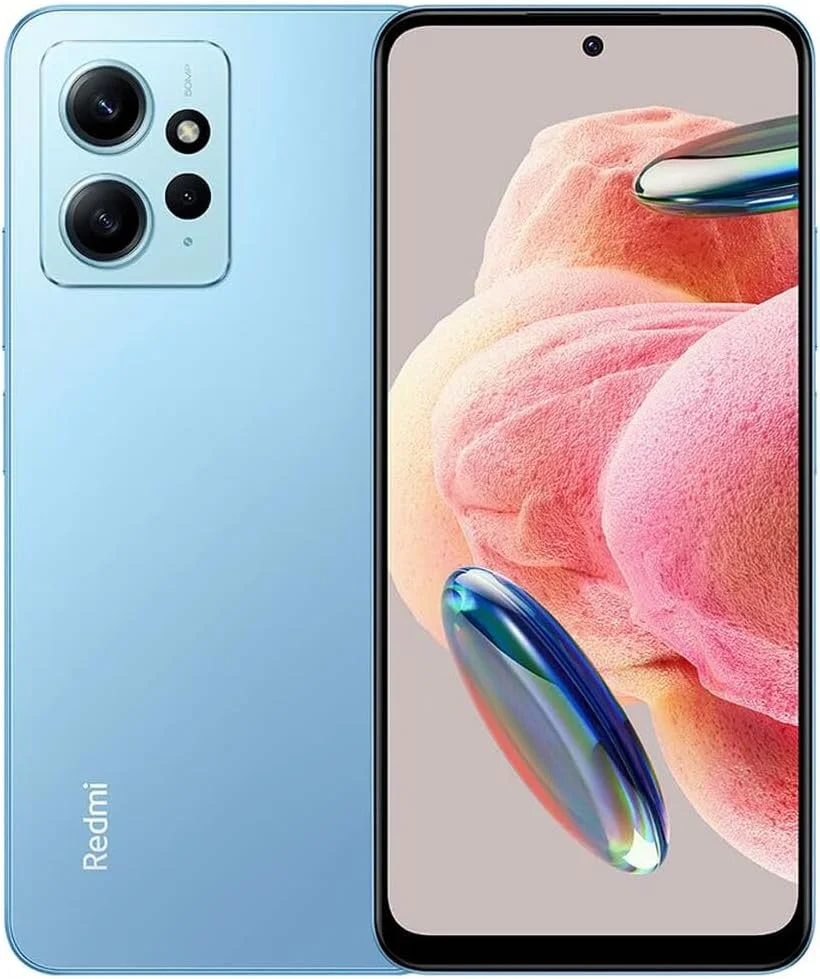 گوشی موبایل شیائومی Redmi Note 12 (آبی، 8 گیگابایت رم، 128 گیگابایت حافظه داخلی) - نمایشگر AMOLED 120 هرتز روان | پردازنده قدرتمند Snapdragon® | دوربین سه گانه 50 مگاپیکسلی AI | شارژ سریع 33 واتی