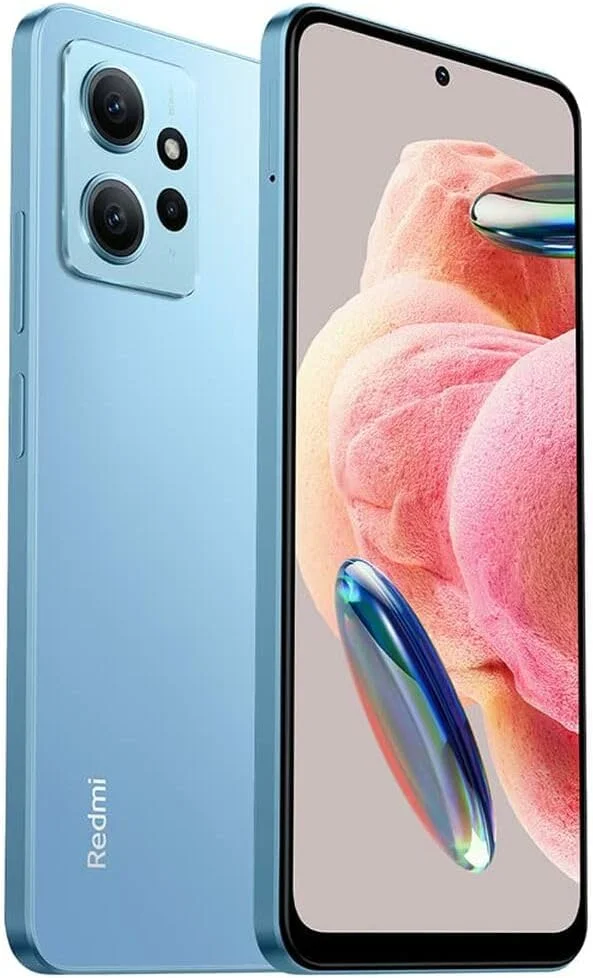 گوشی موبایل شیائومی Redmi Note 12 (آبی، 8 گیگابایت رم، 128 گیگابایت حافظه داخلی) - نمایشگر AMOLED 120 هرتز روان | پردازنده قدرتمند Snapdragon® | دوربین سه گانه 50 مگاپیکسلی AI | شارژ سریع 33 واتی