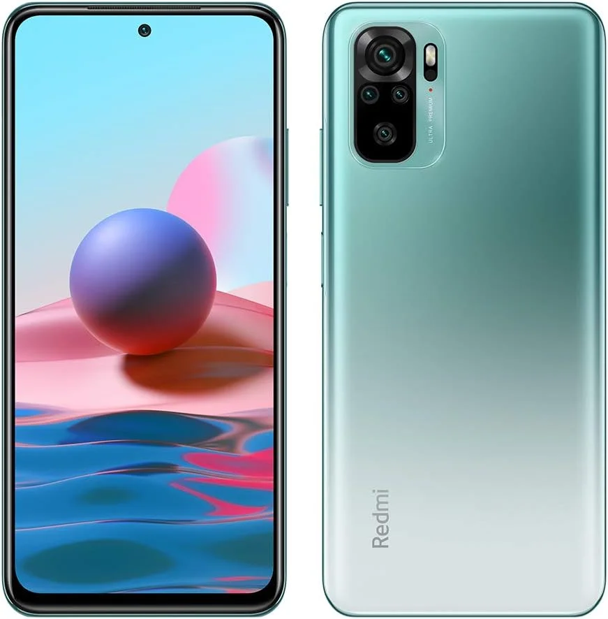 گوشی موبایل شیائومی Redmi Note 10 دو سیم کارت سبز دریاچه ای با 4 گیگابایت رم و 128 گیگابایت حافظه داخلی 4G LTE