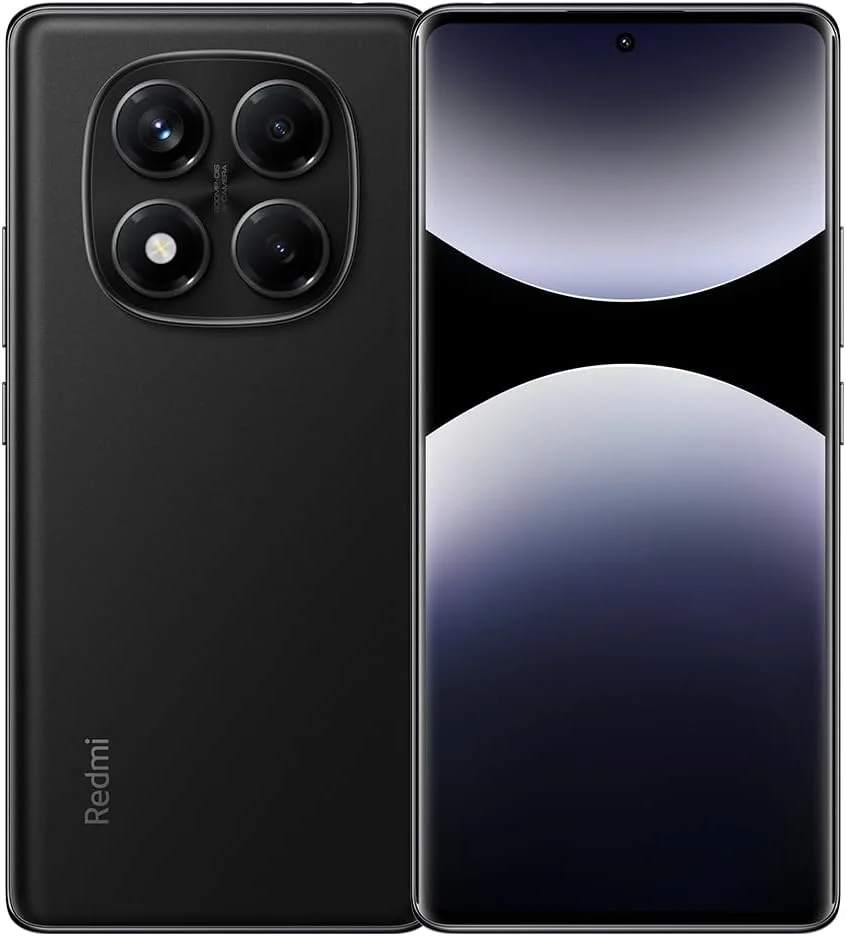 شیائومی Redmi Note 14 Pro 5G + 4G LTE (برای Tmobile Mint Tello و جهانی) (256 گیگابایت + 8 گیگابایت) NFC 6.67 اینچ 120 هرتز دوربین 200 مگاپیکسلی Pro AI مدل 24090RA29G آنلاک دو سیم کارت (مشکی نیمه شب)
