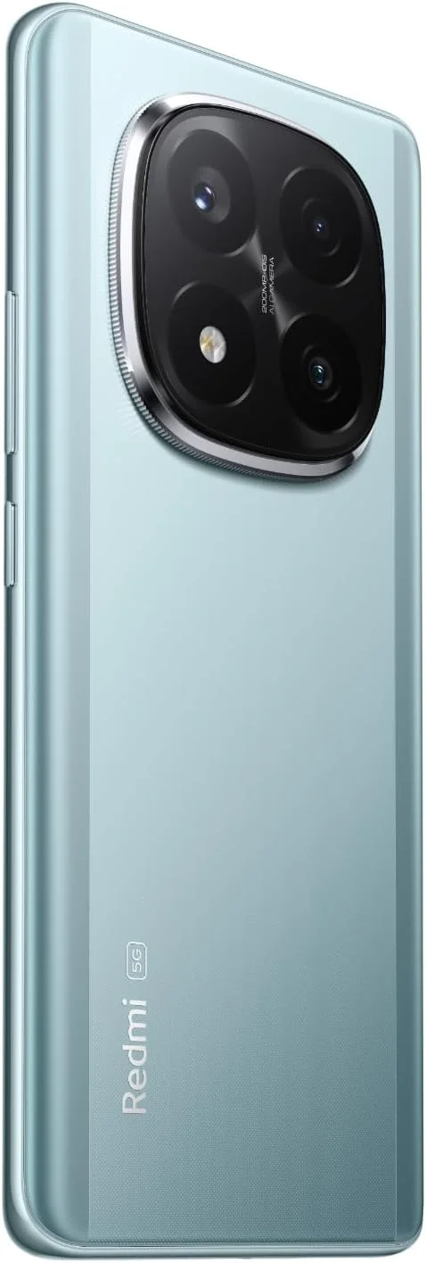 گوشی موبایل شیائومی Redmi Note 14 Pro+ 5G (آبی یخی، 12 گیگابایت رم، 512 گیگابایت حافظه داخلی) | سیستم دوربین 200 مگاپیکسلی حرفه ای با هوش مصنوعی | صفحه نمایش 6.67 اینچی AMOLED خمیده 120 هرتز | باتری 5110 میلی آمپر ساعت (typ)