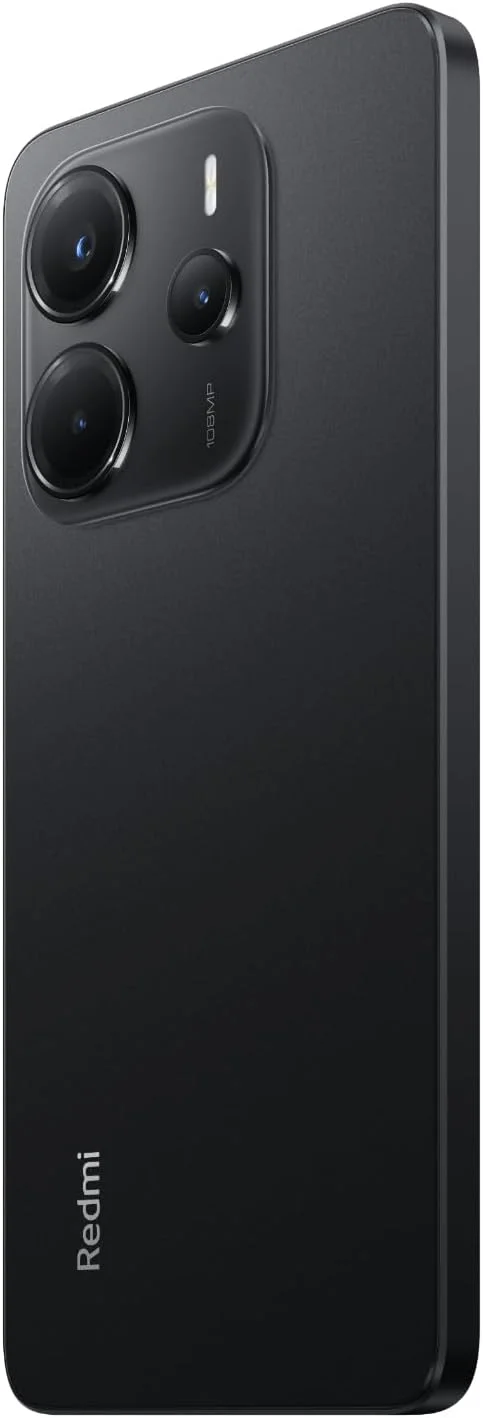 گوشی موبایل شیائومی Redmi Note 14 (مشکی نیمه شب، 8 گیگابایت رم، 256 گیگابایت حافظه داخلی) | سیستم دوربین 108 مگاپیکسلی هوش مصنوعی | صفحه نمایش 6.67 اینچی 120 هرتز AMOLED | باتری 5500 میلی آمپر ساعت (typ)