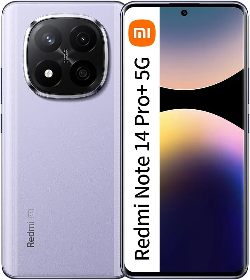 گوشی موبایل شیائومی Redmi Note 14 Pro+ 5G رنگ بنفش اسطوخودوسی با 12 گیگابایت رم و 512 گیگابایت حافظه داخلی