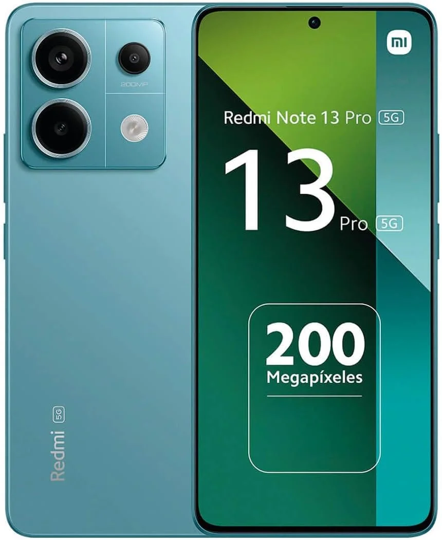 گوشی هوشمند Redmi Note 13 Pro 5G، رم 8 گیگابایت، حافظه داخلی 256 گیگابایت، دوربین 200 مگاپیکسل، صفحه نمایش 6.67 اینچی AMOLED 120 هرتز، شارژ سریع 67 واتی، دو سیم کارت (آبی اقیانوسی)