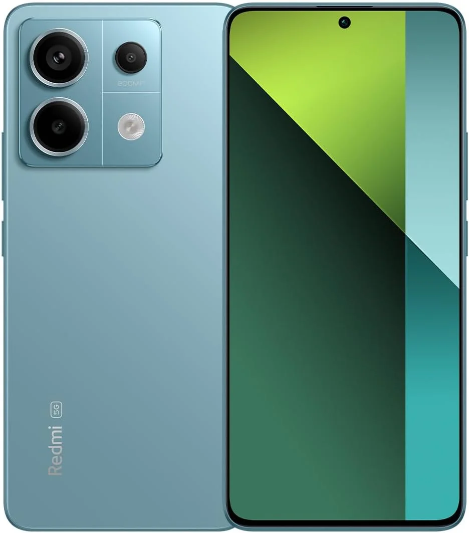 گوشی موبایل شیائومی Redmi Note 13 Pro 5G (آبی اقیانوسی، 12 گیگابایت رم، 512 گیگابایت حافظه داخلی) - دوربین فوق شفاف 200 مگاپیکسلی با OIS | نمایشگر 1.5K 120Hz AMOLED | Snapdragon® 7s Gen 2