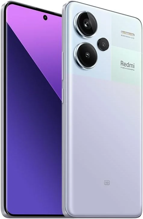 گوشی موبایل شیائومی Redmi Note 13 Pro+ 5G، رم 12 گیگابایت + حافظه داخلی 512 گیگابایت، صفحه نمایش 6.67 اینچی 1.5K 120Hz AMOLED خمیده، دوربین سه گانه 200 مگاپیکسلی با OIS (رنگ بنفش Aurora)