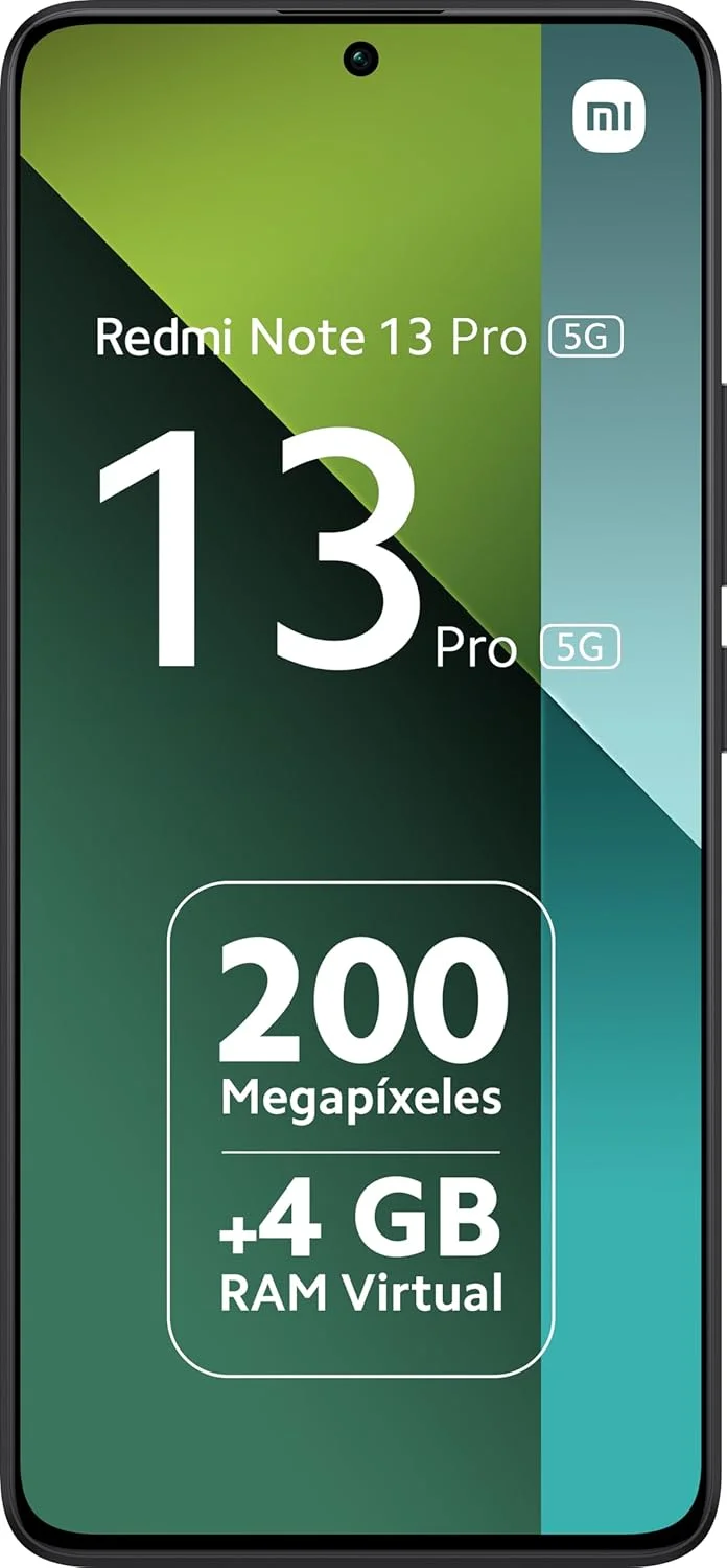 شیائومی Redmi Note 13 Pro 5G + 4G Lte (برای Tmobile Mint Tello و سراسری) (256 گیگابایت + 8 گیگابایت) 6.67 200 مگاپیکسل سه گانه باندهای سراسری آنلاک شده (مشکی نیمه شب)
