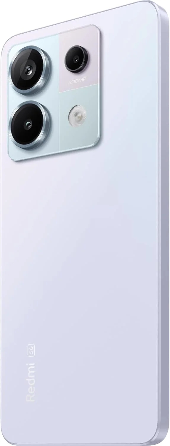 گوشی موبایل شیائومی Redmi Note 13 Pro 5G (رنگ Aurora Purple، رم 12 گیگابایت، حافظه 512 گیگابایت) - دوربین فوق‌العاده شفاف 200 مگاپیکسلی با OIS | نمایشگر 1.5K 120Hz AMOLED | تجربه تماشای فراگیر با حاشیه‌های فوق‌العاده نازک | Snapdragon®7s Gen 2