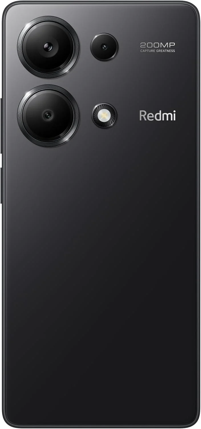 گوشی موبایل شیائومی Redmi Note 13 Pro (مشکی نیمه شب، 12 گیگابایت رم، 512 گیگابایت حافظه) - دوربین 200 مگاپیکسلی فوق شفاف با OIS | نمایشگر 120 هرتز FHD+AMOLED | نمایش فراگیر با حاشیه‌های فوق‌العاده نازک | شارژ توربو 67 واتی