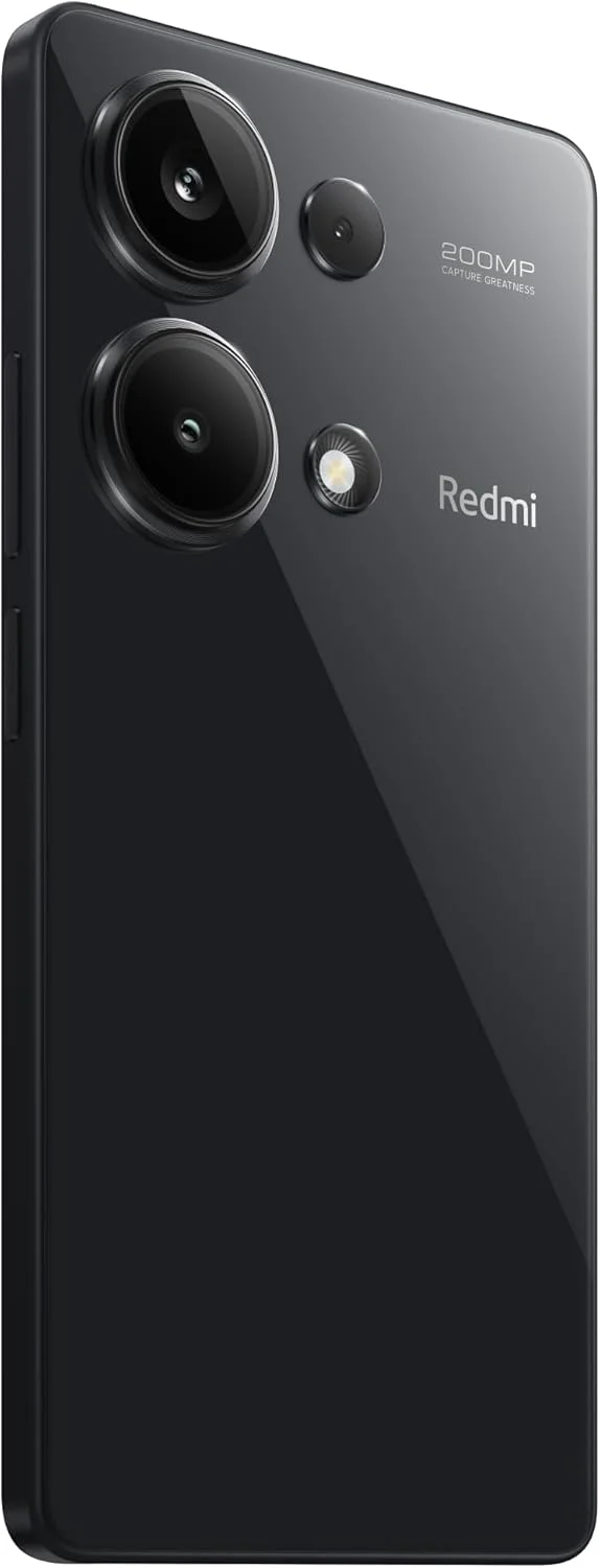 گوشی موبایل شیائومی Redmi Note 13 Pro (مشکی نیمه شب، 12 گیگابایت رم، 512 گیگابایت حافظه) - دوربین 200 مگاپیکسلی فوق شفاف با OIS | نمایشگر 120 هرتز FHD+AMOLED | نمایش فراگیر با حاشیه‌های فوق‌العاده نازک | شارژ توربو 67 واتی