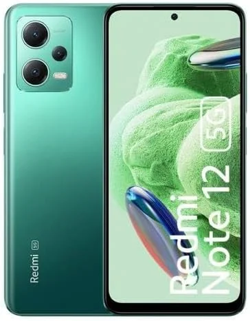 گوشی موبایل شیائومی Redmi Note 12 5G رنگ سبز مات با 6 گیگابایت رم و 128 گیگابایت حافظه داخلی | اولین گوشی با نمایشگر 120 هرتز Super AMOLED و پردازنده Snapdragon® 4 Gen 1 | دوربین سه گانه 48 مگاپیکسلی با هوش مصنوعی