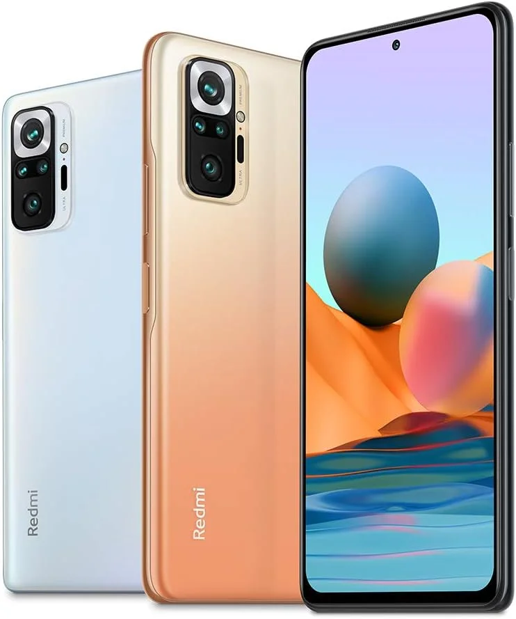 گوشی موبایل شیائومی Redmi Note 10 Pro دو سیم کارت آبی یخچالی 6 گیگابایت رم 64 گیگابایت 4G LTE - نسخه گلوبال