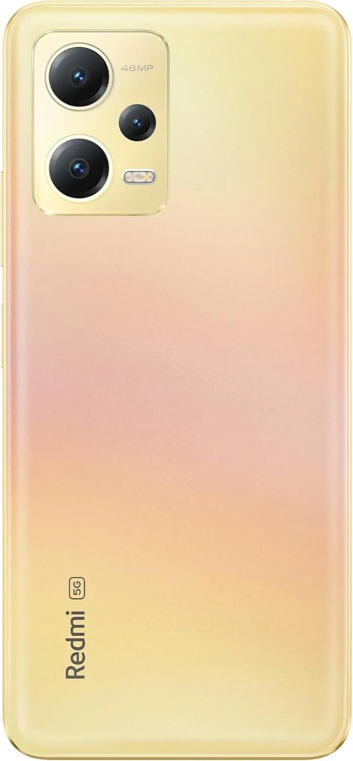 گوشی Redmi Note 12 5G (طلایی طلوع آفتاب، 8 گیگابایت رم، 256 گیگابایت حافظه)