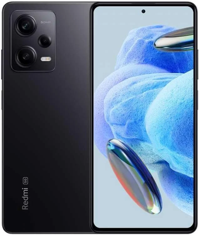 گوشی موبایل شیائومی Redmi Note 12 Pro 5G دو سیم کارت، دوربین 50 مگاپیکسلی Sony IMX 766 + OIS، پردازنده MediaTek Dimensity 1080، نمایشگر 120 هرتز AMOLED، شارژ توربو 67 واتی، نسخه CN، رم گلوبال (8GB+128GB، Pro، مشکی اونیکس) (MZB0D37EU)