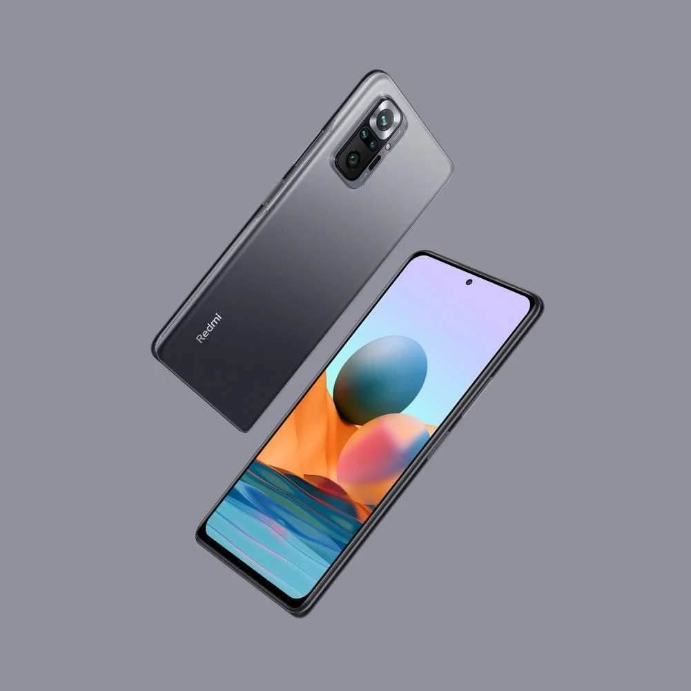 گوشی موبایل شیائومی Redmi Note 10 Pro - حافظه 6+64 گیگابایت، نمایشگر 6.67 اینچی 120 هرتز AMOLED DotDisplay، پردازنده Snapdragon 732G، دوربین چهارگانه 108 مگاپیکسلی، باتری 5020 میلی آمپر، خاکستری اونیکس (نسخه انگلستان + 2 سال گارانتی)