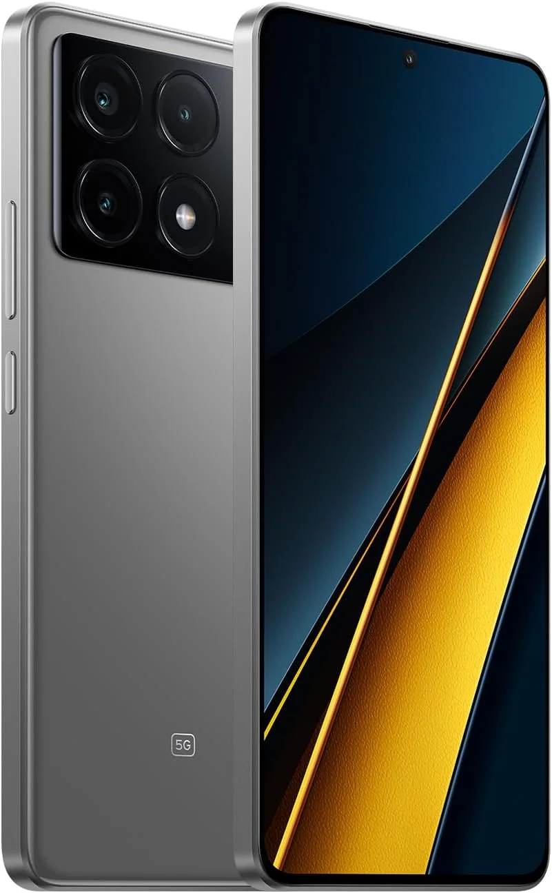 گوشی موبایل شیائومی POCO X6 Pro دو سیم کارت خاکستری 12 گیگابایت رم 512 گیگابایت 5G