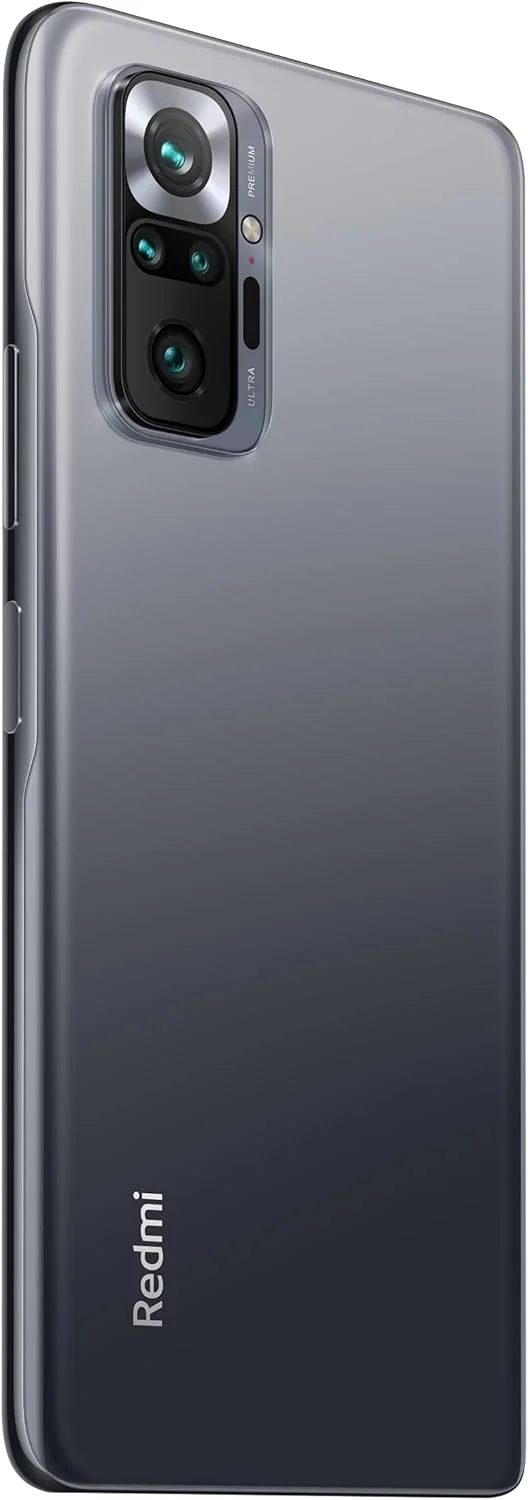 گوشی موبایل شیائومی Redmi Note 10 Pro - حافظه 6+64 گیگابایت، نمایشگر 6.67 اینچی 120 هرتز AMOLED DotDisplay، پردازنده Snapdragon 732G، دوربین چهارگانه 108 مگاپیکسلی، باتری 5020 میلی آمپر، خاکستری اونیکس (نسخه انگلستان + 2 سال گارانتی)