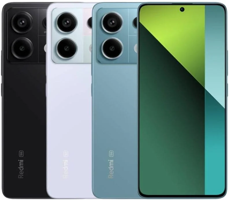 گوشی موبایل شیائومی Redmi Note 13 PRO 5G + 4G LTE (حافظه داخلی 256 گیگابایت + رم 8 گیگابایت) صفحه نمایش 6.67 اینچ، دوربین سه گانه 200 مگاپیکسل (سازگار با Tmobile Mint Tello و شبکه جهانی) باندهای جهانی آنلاک + (همراه با شارژر فندکی دو پورت سریع) (رنگ آبی اقیانوسی رام جهانی)