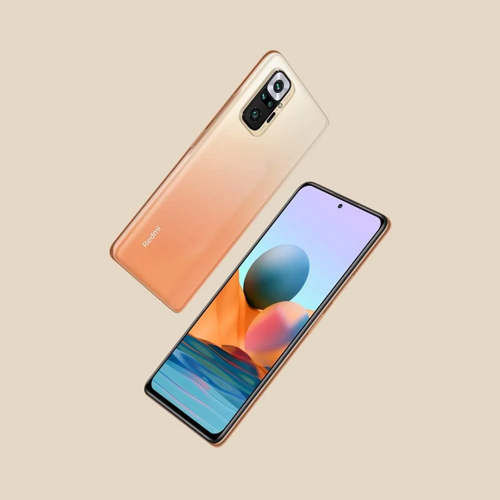 گوشی موبایل شیائومی Redmi Note 10 Pro - حافظه 128 گیگابایت + رم 6 گیگابایت، صفحه نمایش 6.67 اینچی 120 هرتز AMOLED DotDisplay، پردازنده Snapdragon 732G، دوربین چهارگانه 108 مگاپیکسلی، باتری 5020 میلی آمپر، رنگ Gradient Bronze (نسخه انگلستان + 2 سال گارانتی)