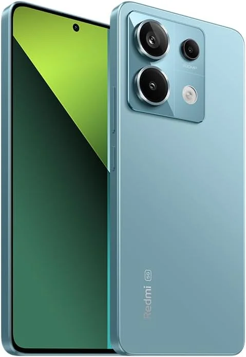 گوشی موبایل شیائومی Redmi Note 13 PRO 5G + 4G LTE (حافظه داخلی 256 گیگابایت + رم 8 گیگابایت) صفحه نمایش 6.67 اینچ، دوربین سه گانه 200 مگاپیکسل (سازگار با Tmobile Mint Tello و شبکه جهانی) باندهای جهانی آنلاک + (همراه با شارژر فندکی دو پورت سریع) (رنگ آبی اقیانوسی رام جهانی)