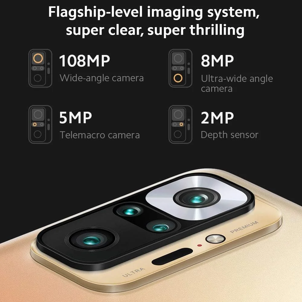 گوشی موبایل شیائومی Redmi Note 10 Pro - حافظه 64 گیگابایت، رم 6 گیگابایت، دو سیم کارت، خاکستری اونیکس