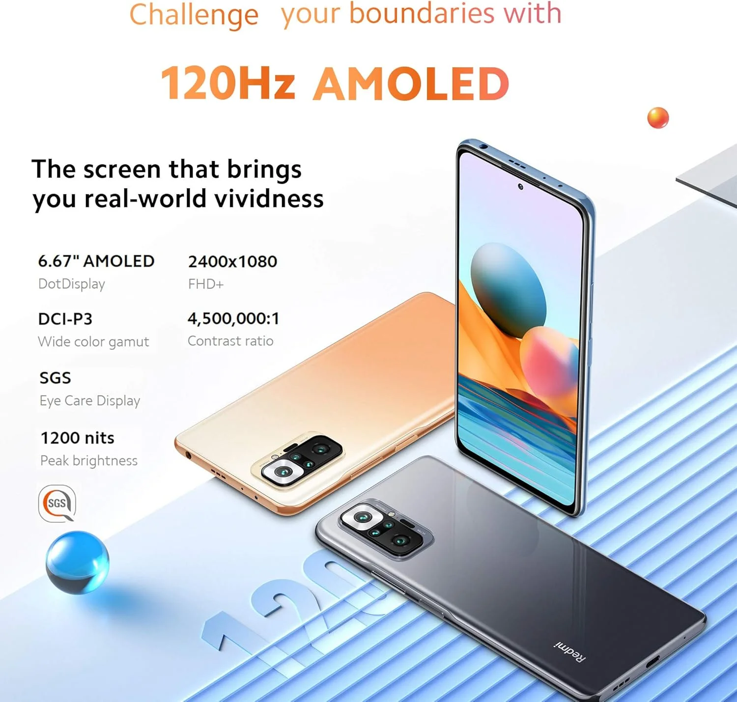 گوشی موبایل شیائومی Redmi Note 10 Pro - حافظه 64 گیگابایت، رم 6 گیگابایت، دو سیم کارت، خاکستری اونیکس