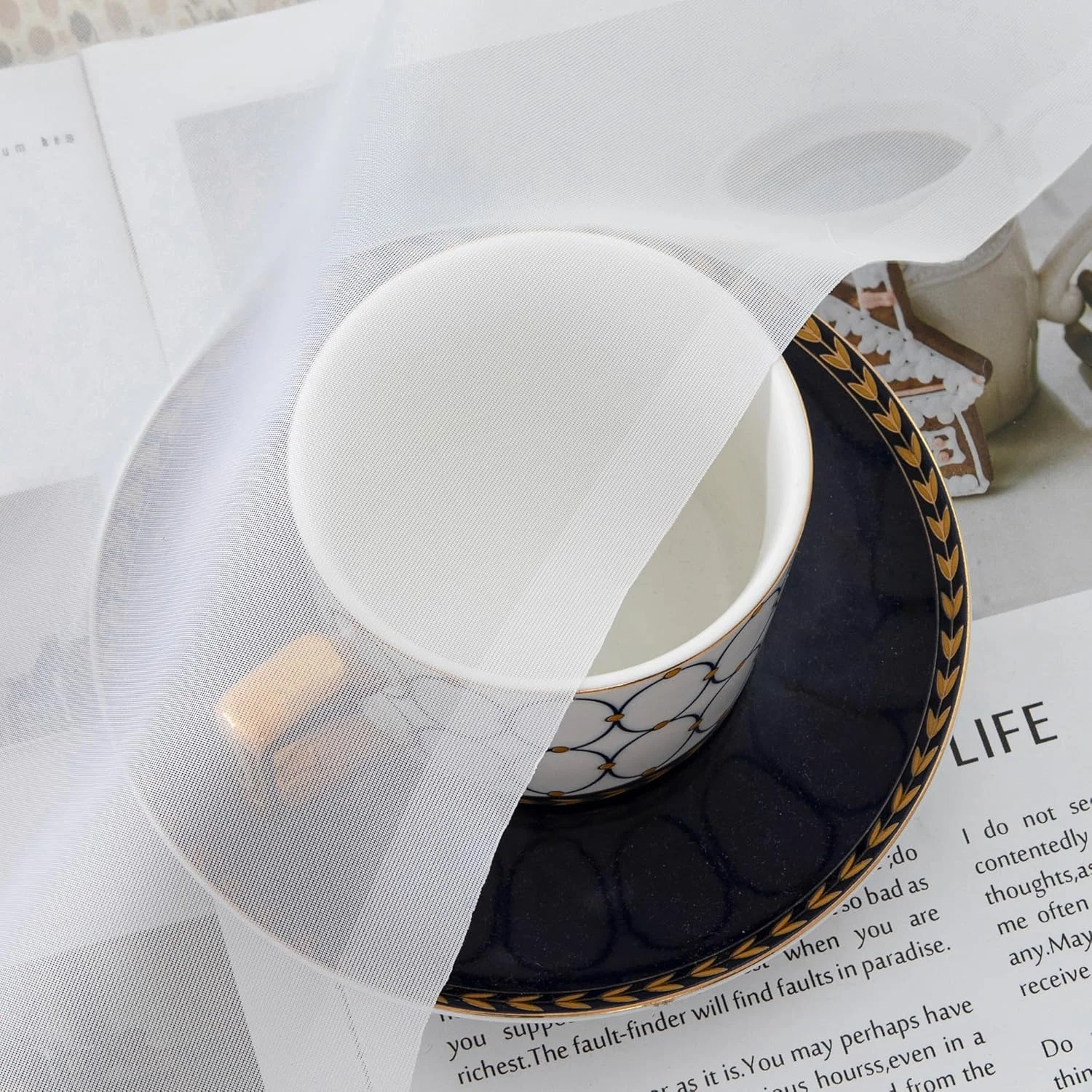 پرده های حریر سفید Aiyufeng طول 137 سانتی متر، پرده های کوتاه و نازک اتاق نشیمن / پرده های توری یکدست، پرده های کافه، پرده توری حمام، پرده کوچک پنجره، مجموعه 2 پانل، جیب میله، 101 سانتی متر عرض در 137 سانتی متر طول پرده های حریر سفید Aiyufeng طول 137 سانتی متر، پرده های کوتاه و نازک اتاق نشیمن / پرده های توری یکدست، پرده های کافه، پرده توری حمام، پرده کوچک پنجره، مجموعه 2 پانل، جیب میله، 101 سانتی متر عرض در 137 سانتی متر طول