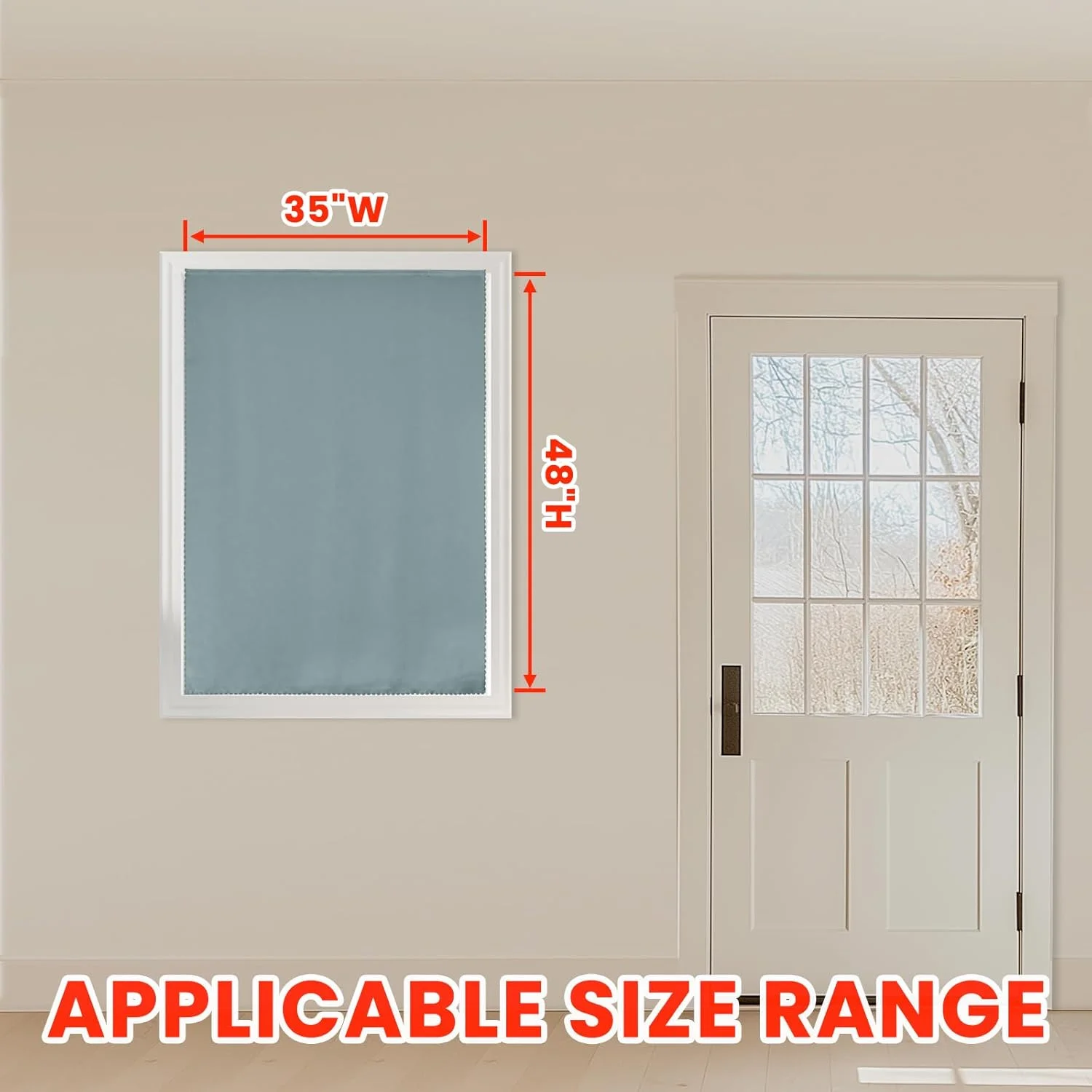 پرده های خود چسب قابل حمل 100% بلک اوت AJAZZ، نصب آسان و ساده، مناسب اتاق خواب، پنجره، عایق حرارتی، تیره کننده اتاق، مشکی، کوچک، تک بسته ای پرده های خود چسب قابل حمل 100% بلک اوت AJAZZ، نصب آسان و ساده، مناسب اتاق خواب، پنجره، عایق حرارتی، تیره کننده اتاق، مشکی، کوچک، تک بسته ای