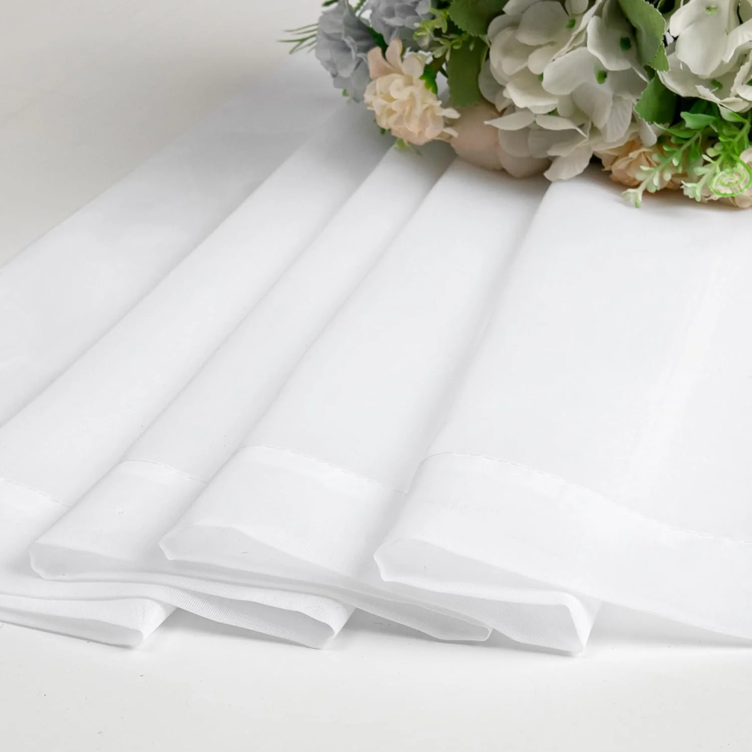 پرده های حریر سفید Aiyufeng طول 137 سانتی متر، پرده های کوتاه و نازک اتاق نشیمن / پرده های توری یکدست، پرده های کافه، پرده توری حمام، پرده کوچک پنجره، مجموعه 2 پانل، جیب میله، 101 سانتی متر عرض در 137 سانتی متر طول پرده های حریر سفید Aiyufeng طول 137 سانتی متر، پرده های کوتاه و نازک اتاق نشیمن / پرده های توری یکدست، پرده های کافه، پرده توری حمام، پرده کوچک پنجره، مجموعه 2 پانل، جیب میله، 101 سانتی متر عرض در 137 سانتی متر طول