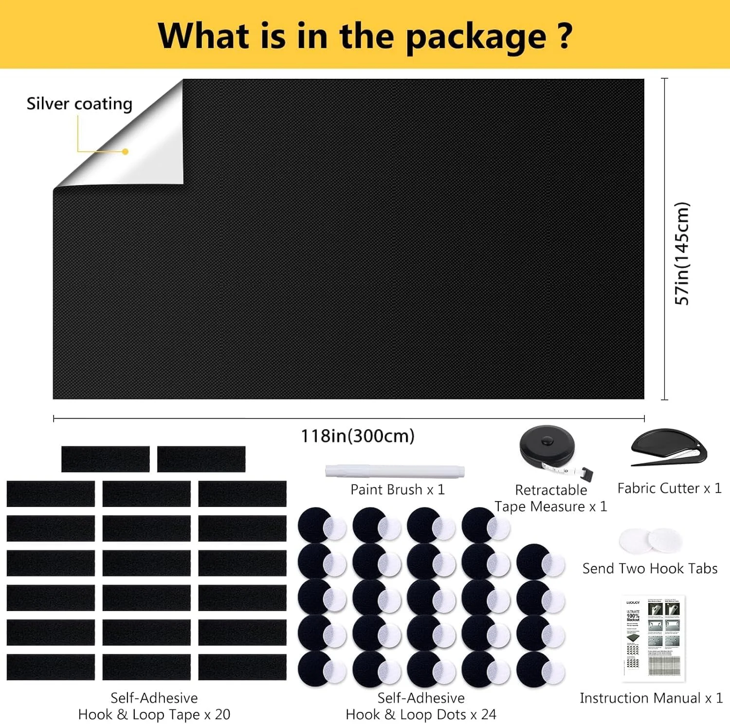 پرده بلک اوت آزونی، پرده بلک اوت مغناطیسی، 300x145 سانتی متر، سایه های 100% بلک اوت، پرده های قابل حمل مسافرتی با قابلیت برش آزاد، بدون نیاز به دریل، پوشش موقت پنجره بلک اوت برای اتاق خواب، 2 روش نصب پرده بلک اوت آزونی، پرده بلک اوت مغناطیسی، 300x145 سانتی متر، سایه های 100% بلک اوت، پرده های قابل حمل مسافرتی با قابلیت برش آزاد، بدون نیاز به دریل، پوشش موقت پنجره بلک اوت برای اتاق خواب، 2 روش نصب