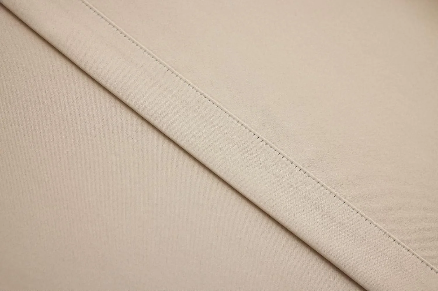 پنل های پرده سایه، پرده های خاموشی برای اتاق خواب، پرده های حرارتی با حلقه های فلزی، پرده های مسدود کننده نور و تاریک کننده اتاق، پرده های پنجره ای برای اتاق نشیمن (2 پنل، عرض 180 x طول 270، بژ)