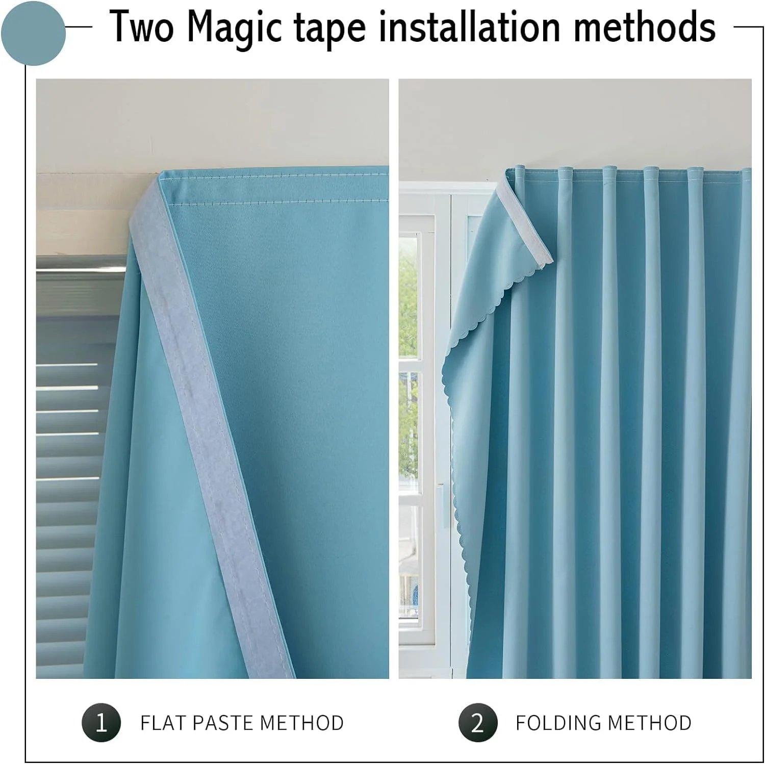 پرده های خاموشی، قابل حمل 100% خود چسب، نصب آسان و ساده برای پنجره اتاق خواب، عایق حرارتی، تیره کننده اتاق آشپزخانه، پرده های کوچک مشکی (2 عدد آبی 120x200 سانتی متر) پرده های خاموشی، قابل حمل 100% خود چسب، نصب آسان و ساده برای پنجره اتاق خواب، عایق حرارتی، تیره کننده اتاق آشپزخانه، پرده های کوچک مشکی (2 عدد آبی 120x200 سانتی متر)