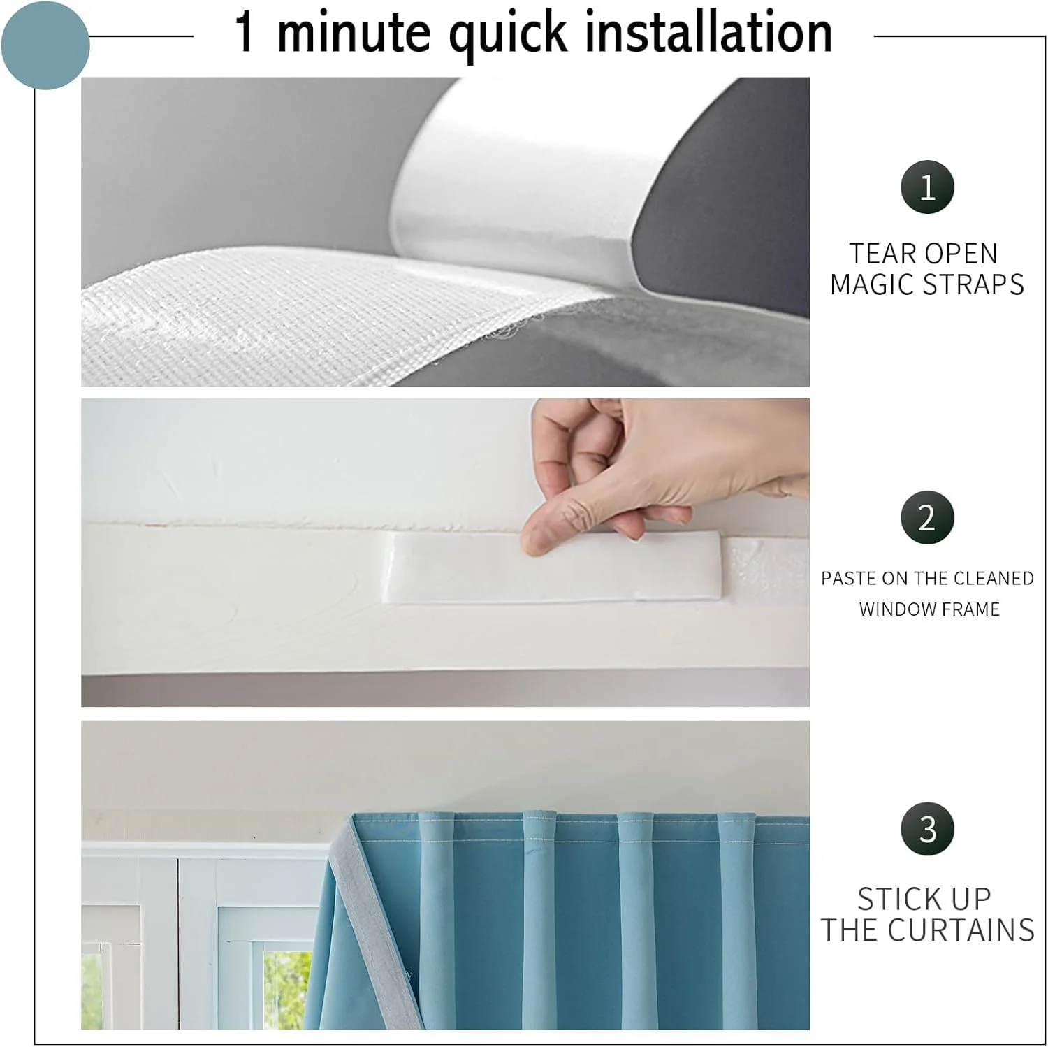 پرده های خاموشی، قابل حمل 100% خود چسب، نصب آسان و ساده برای پنجره اتاق خواب، عایق حرارتی، تیره کننده اتاق آشپزخانه، پرده های کوچک مشکی (2 عدد آبی 120x200 سانتی متر) پرده های خاموشی، قابل حمل 100% خود چسب، نصب آسان و ساده برای پنجره اتاق خواب، عایق حرارتی، تیره کننده اتاق آشپزخانه، پرده های کوچک مشکی (2 عدد آبی 120x200 سانتی متر)