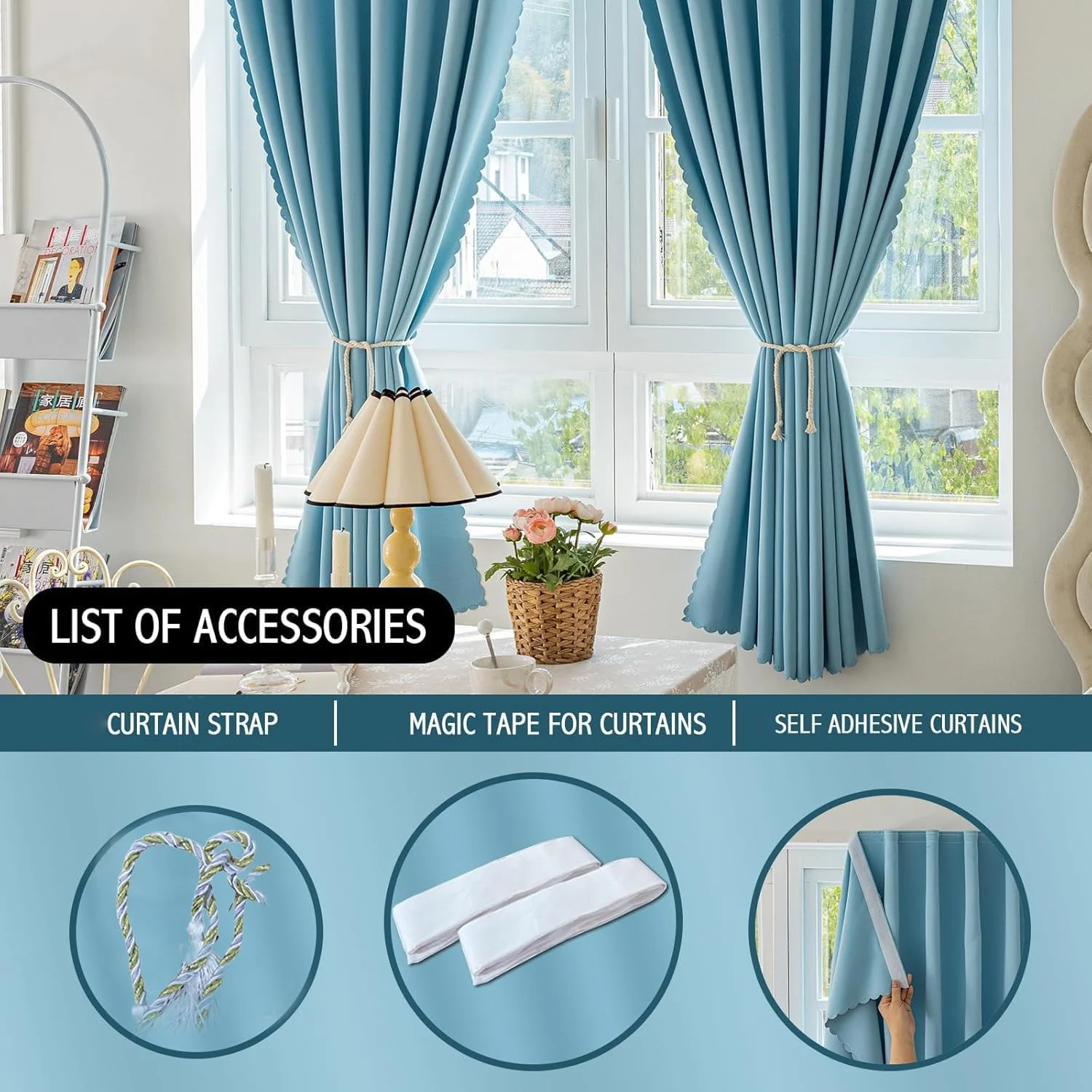 پرده های خاموشی، قابل حمل 100% خود چسب، نصب آسان و ساده برای پنجره اتاق خواب، عایق حرارتی، تیره کننده اتاق آشپزخانه، پرده های کوچک مشکی (2 عدد آبی 120x200 سانتی متر) پرده های خاموشی، قابل حمل 100% خود چسب، نصب آسان و ساده برای پنجره اتاق خواب، عایق حرارتی، تیره کننده اتاق آشپزخانه، پرده های کوچک مشکی (2 عدد آبی 120x200 سانتی متر)