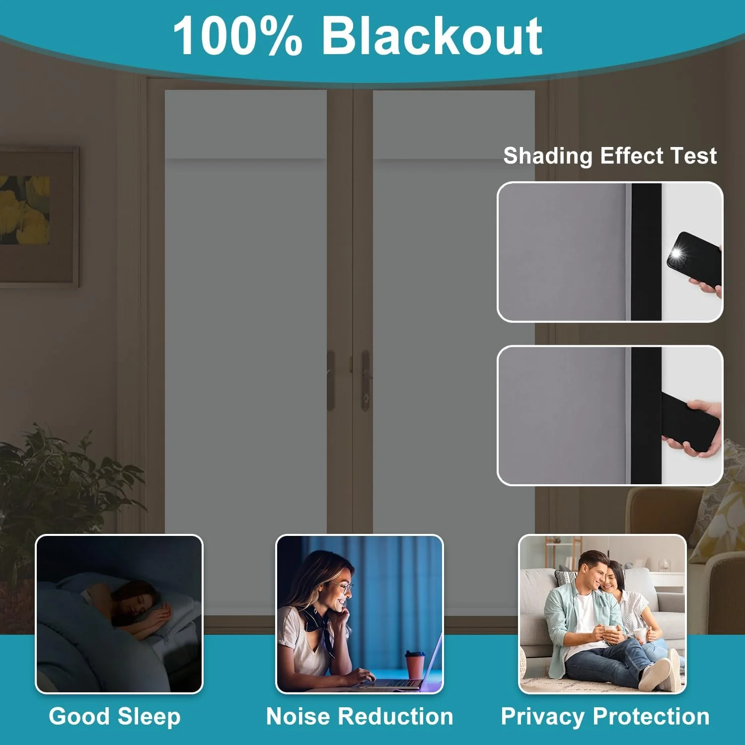 پرده درب مسدود کننده نور، پرده های درب چسبی با چسب نواری، پرده های حریم خصوصی بدون نیاز به سوراخ کاری، پرده های شیک درب و پنجره برای پاسیو، اتاق خواب، درب ورودی پرده درب مسدود کننده نور، پرده های درب چسبی با چسب نواری، پرده های حریم خصوصی بدون نیاز به سوراخ کاری، پرده های شیک درب و پنجره برای پاسیو، اتاق خواب، درب ورودی