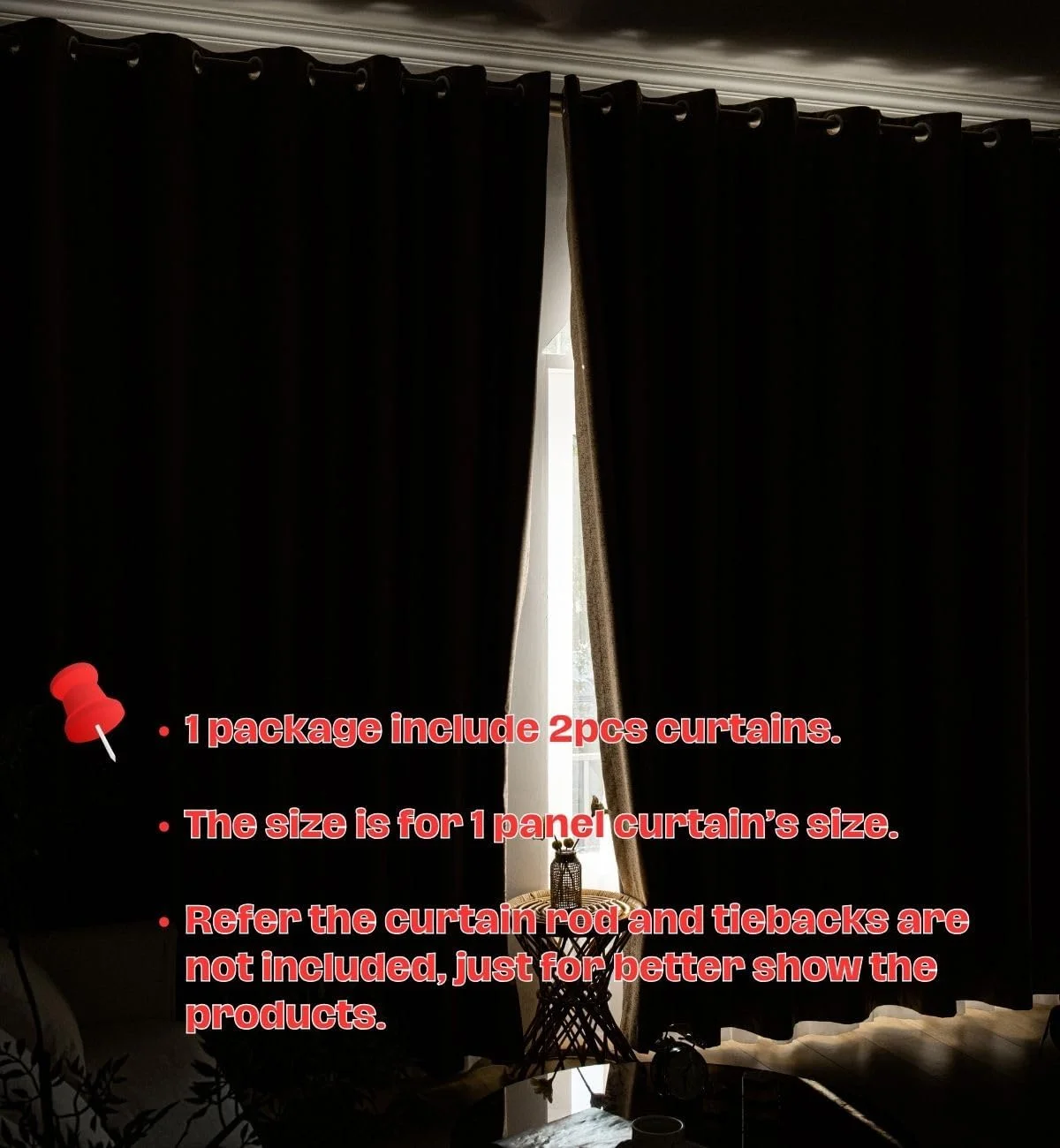 پرده های خاموشی اتاق خواب به سبک کرم، تاریک کننده اتاق و ایجاد فضای سینمایی، آبی L250xW135cm حلقه دار پرده های خاموشی اتاق خواب به سبک کرم، تاریک کننده اتاق و ایجاد فضای سینمایی، آبی L250xW135cm حلقه دار