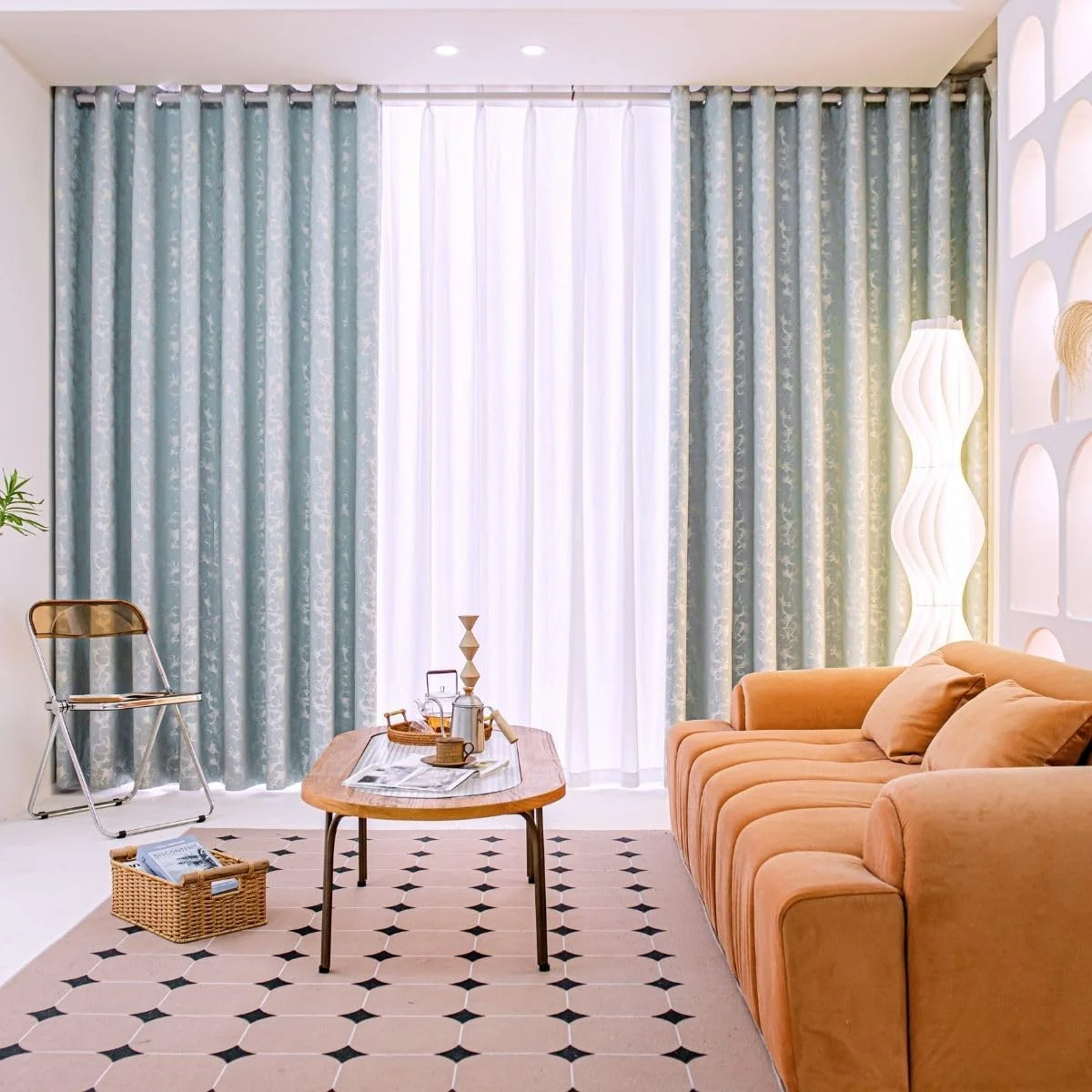 پرده های بلک اوت برای اتاق خواب و هتل 2 تکه، آبی، L270xW150cm، حلقه دار پرده های بلک اوت برای اتاق خواب و هتل 2 تکه، آبی، L270xW150cm، حلقه دار