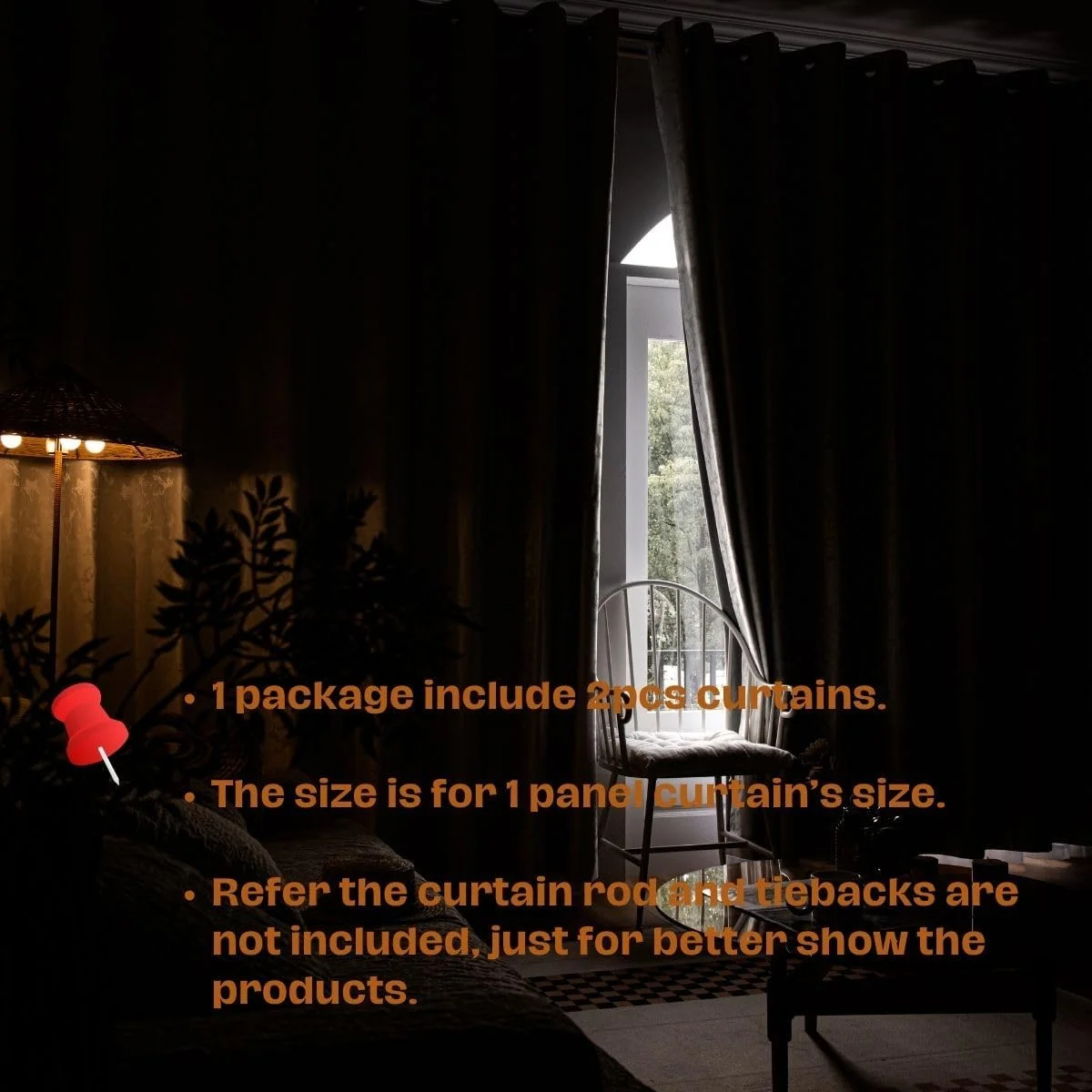 پرده های بلک اوت برای اتاق خواب و هتل، 2 عدد، سفید، طول 250x عرض 135 سانتی متر، دارای قلاب پرده های بلک اوت برای اتاق خواب و هتل، 2 عدد، سفید، طول 250x عرض 135 سانتی متر، دارای قلاب