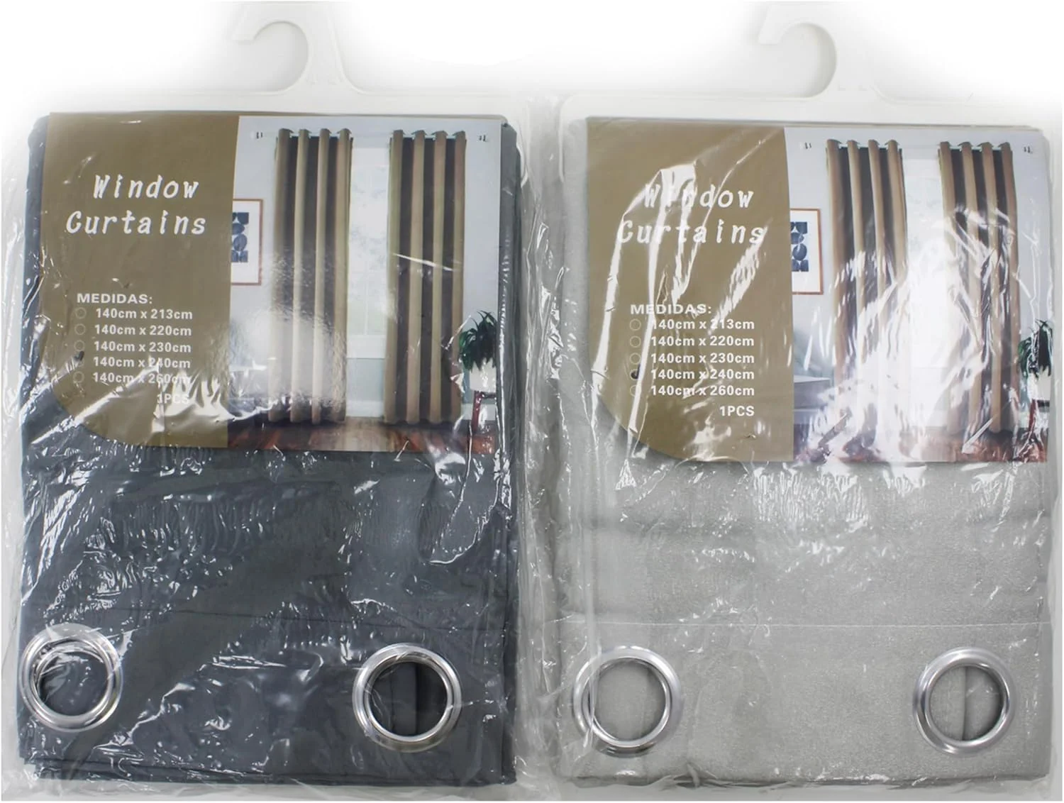 پرده اتاق با رنگ های ترکیبی زنده، پرده های شیک مناسب برای بهبود هر فضایی در خانه، اتاق نشیمن، اتاق خواب یا دفتر کار برای حفظ حریم خصوصی و کنترل نور (140x240 سانتی متر)