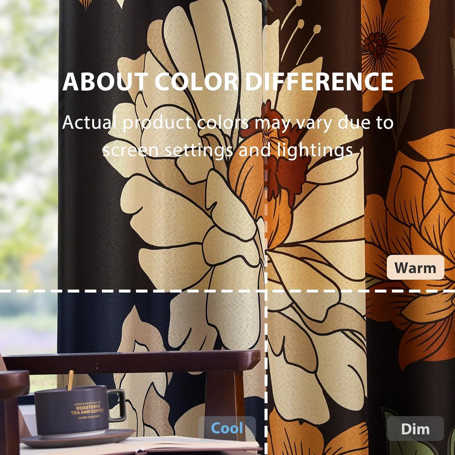 پرده های گلدار وینتیج JINCHAN برای اتاق خواب، پرده های خاموشی برای اتاق نشیمن، پرده های بافت دار کتانی تیره کننده با طرح گل، پرده های چاپی به طول 244 سانتی متر، مجموعه 2 پانل با حلقه پرده های گلدار وینتیج JINCHAN برای اتاق خواب، پرده های خاموشی برای اتاق نشیمن، پرده های بافت دار کتانی تیره کننده با طرح گل، پرده های چاپی به طول 244 سانتی متر، مجموعه 2 پانل با حلقه