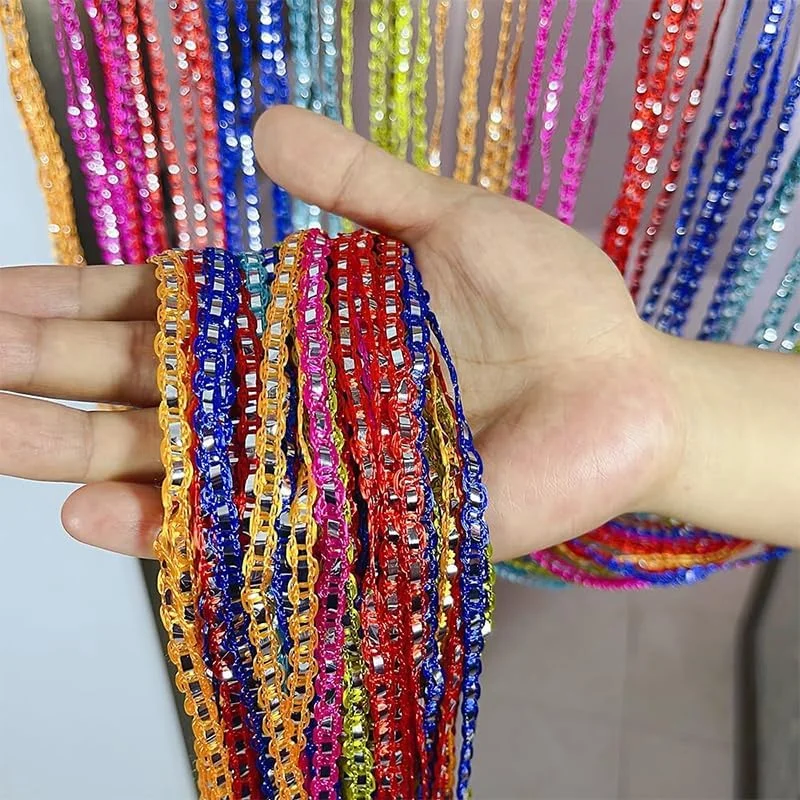 پرده رشته ای منگوله دار HASTHIP®، پرده حاشیه ای تزئینی رنگارنگ، پرده منگوله دار بوهو، تزئینات رویداد و منزل، نصب آسان، برای ورودی در، پنجره، اتاق خواب، 1 متر در 2 متر پرده رشته ای منگوله دار HASTHIP®، پرده حاشیه ای تزئینی رنگارنگ، پرده منگوله دار بوهو، تزئینات رویداد و منزل، نصب آسان، برای ورودی در، پنجره، اتاق خواب، 1 متر در 2 متر