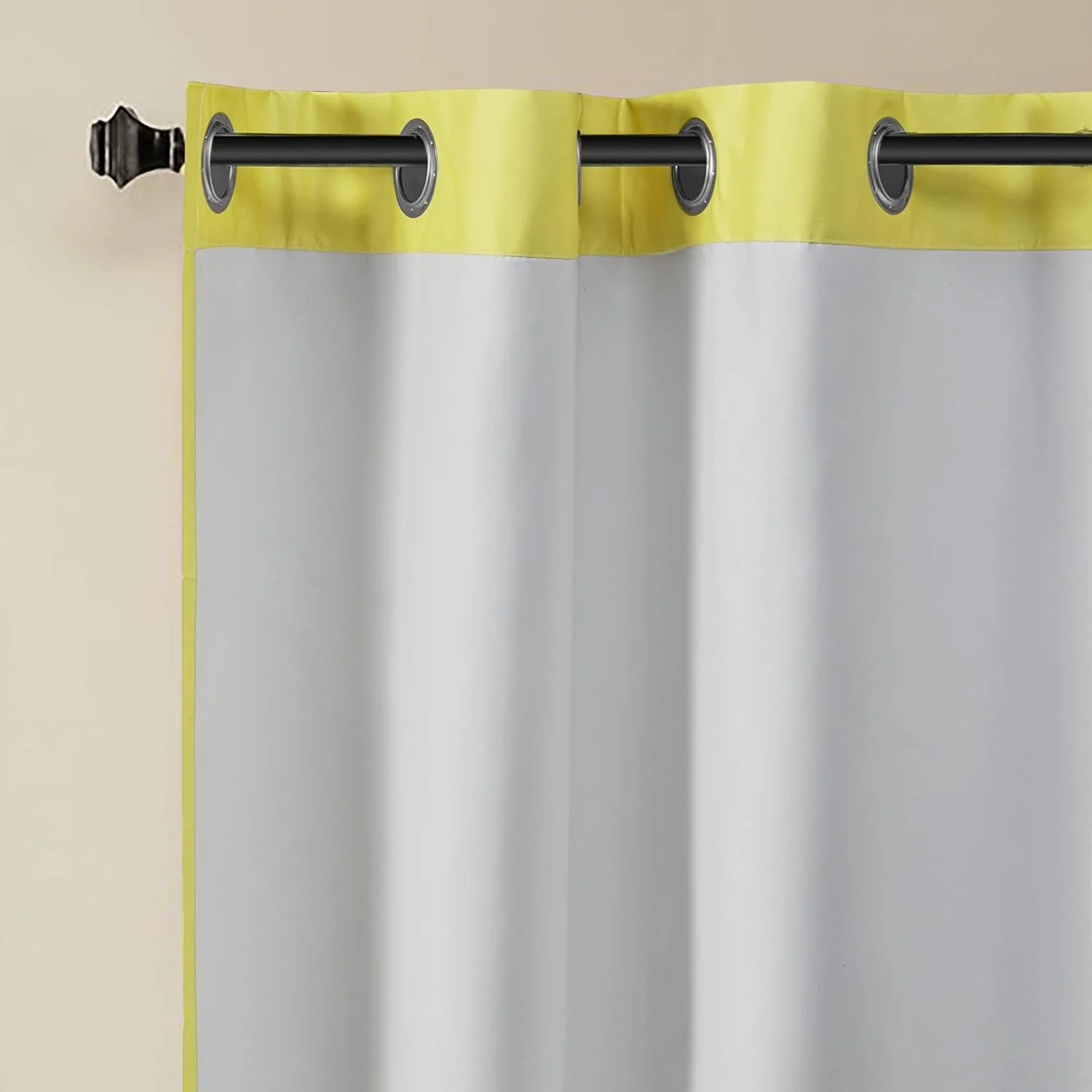 پرده های طرح زیگزاگ زرد و خاکستری Intelligent Design برای اتاق نشیمن یا اتاق خواب، پرده های مدرن و معاصر با حلقه های فلزی و تیره کننده نور، 42x84، بسته 2 عددی پرده های طرح زیگزاگ زرد و خاکستری Intelligent Design برای اتاق نشیمن یا اتاق خواب، پرده های مدرن و معاصر با حلقه های فلزی و تیره کننده نور، 42x84، بسته 2 عددی