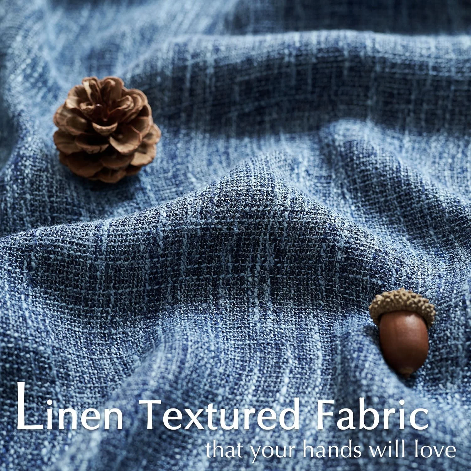 پرده های طرح گونی JINCHAN، طول 213 سانتی متر، پرده بافت دار برای اتاق نشیمن، پرده های فیلتر کننده نور، پرده های خانه روستایی، پرده های جیبی میله ای برای اتاق خواب، 2 پنل، پرده های آبی پرده های طرح گونی JINCHAN، طول 213 سانتی متر، پرده بافت دار برای اتاق نشیمن، پرده های فیلتر کننده نور، پرده های خانه روستایی، پرده های جیبی میله ای برای اتاق خواب، 2 پنل، پرده های آبی