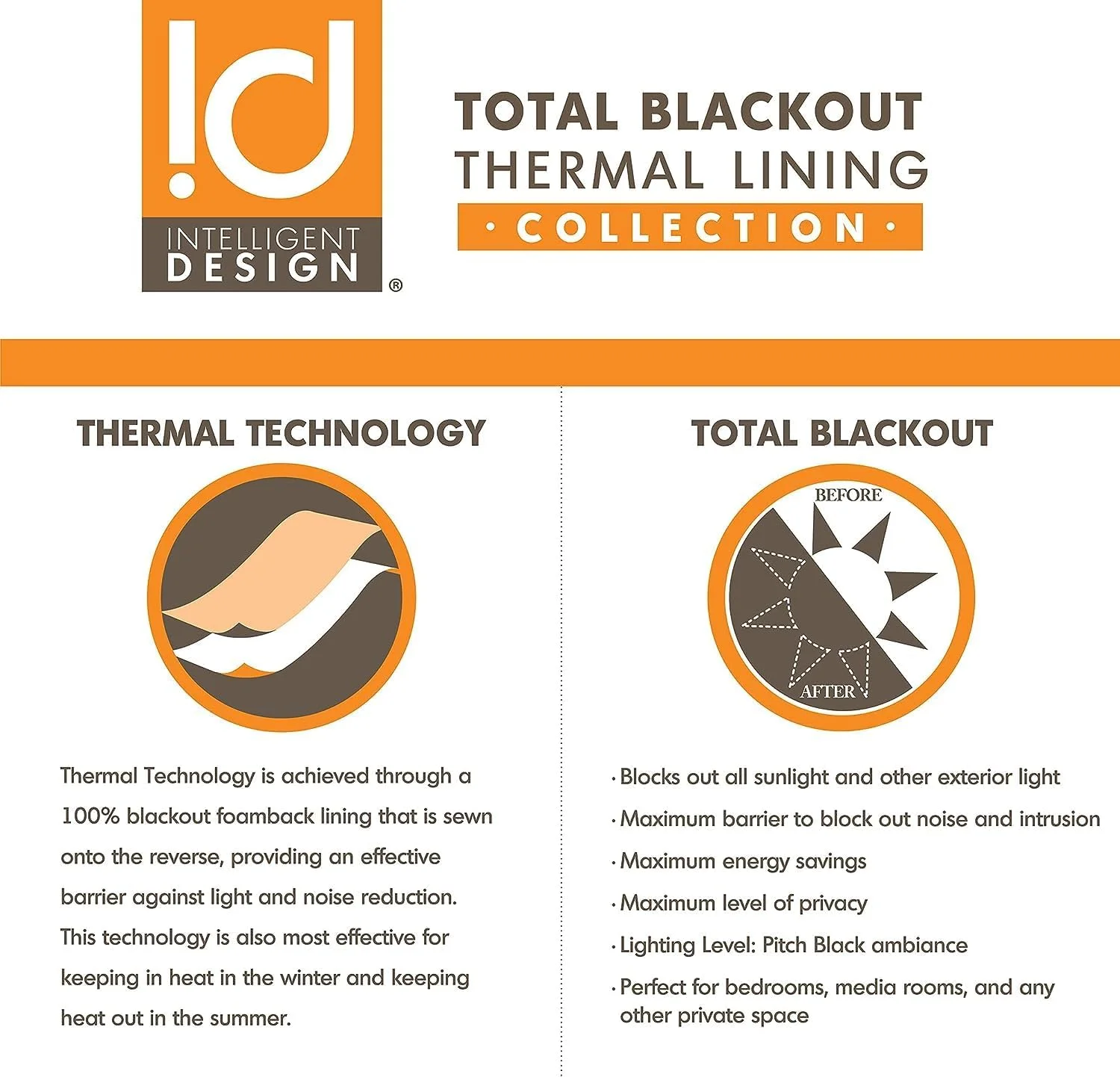 پنل پرده تکی طرحدار متالیک خاموشی کامل Intelligent Design Raina با حلقه، عایق حرارتی و مسدود کننده نور برای اتاق خواب، اتاق نشیمن و خوابگاه، 50x84، عاجی/طلایی 1 عدد پنل پرده تکی طرحدار متالیک خاموشی کامل Intelligent Design Raina با حلقه، عایق حرارتی و مسدود کننده نور برای اتاق خواب، اتاق نشیمن و خوابگاه، 50x84، عاجی/طلایی 1 عدد