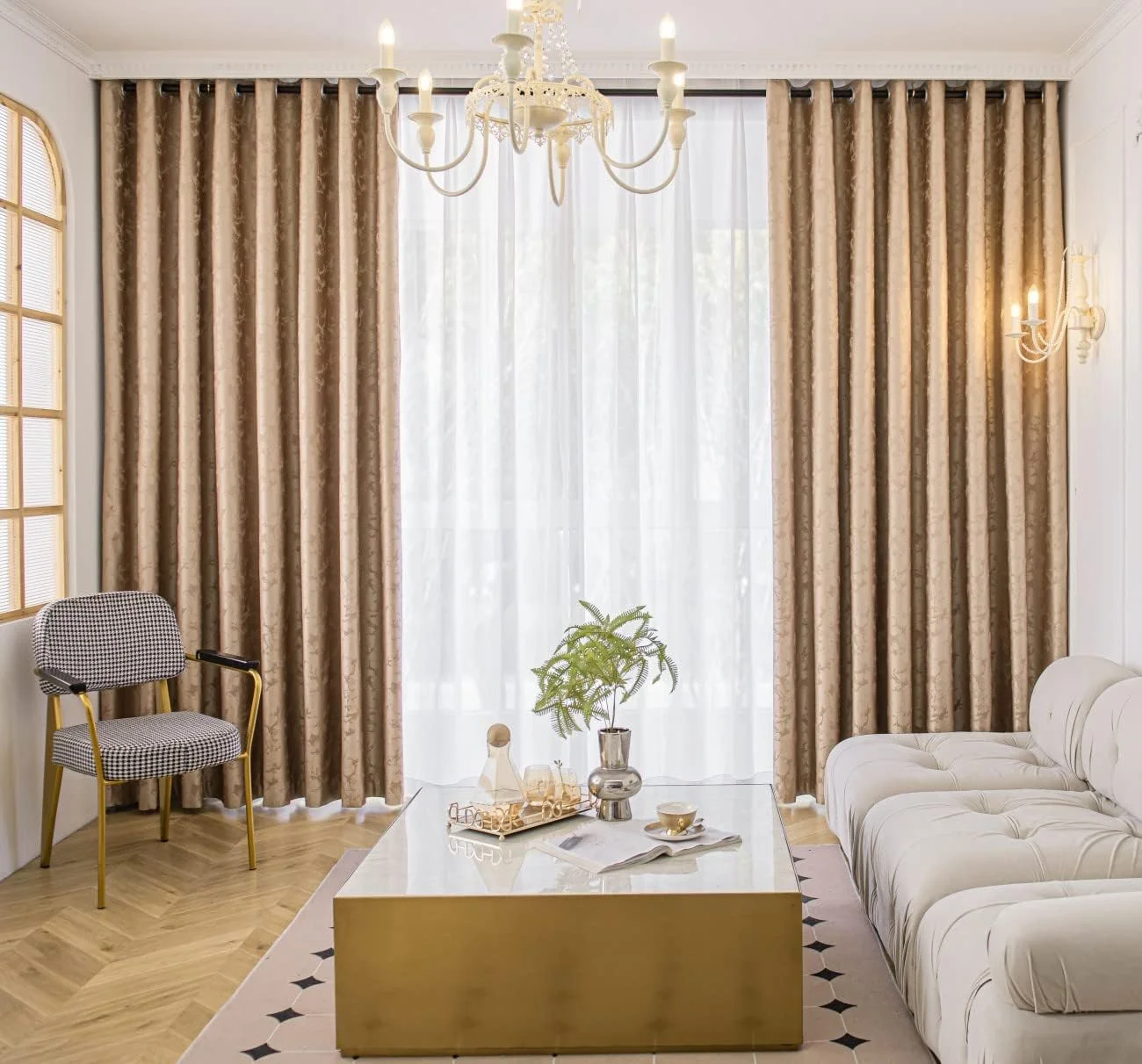 پنل های پرده مسدود کننده نور KVLDEC - 2 عدد پرده خاموشی برای اتاق مطالعه، اتاق خواب و اتاق نشیمن (عرض 150 x طول 270 سانتی متر، قهوه ای) پنل های پرده مسدود کننده نور KVLDEC - 2 عدد پرده خاموشی برای اتاق مطالعه، اتاق خواب و اتاق نشیمن (عرض 150 x طول 270 سانتی متر، قهوه ای)