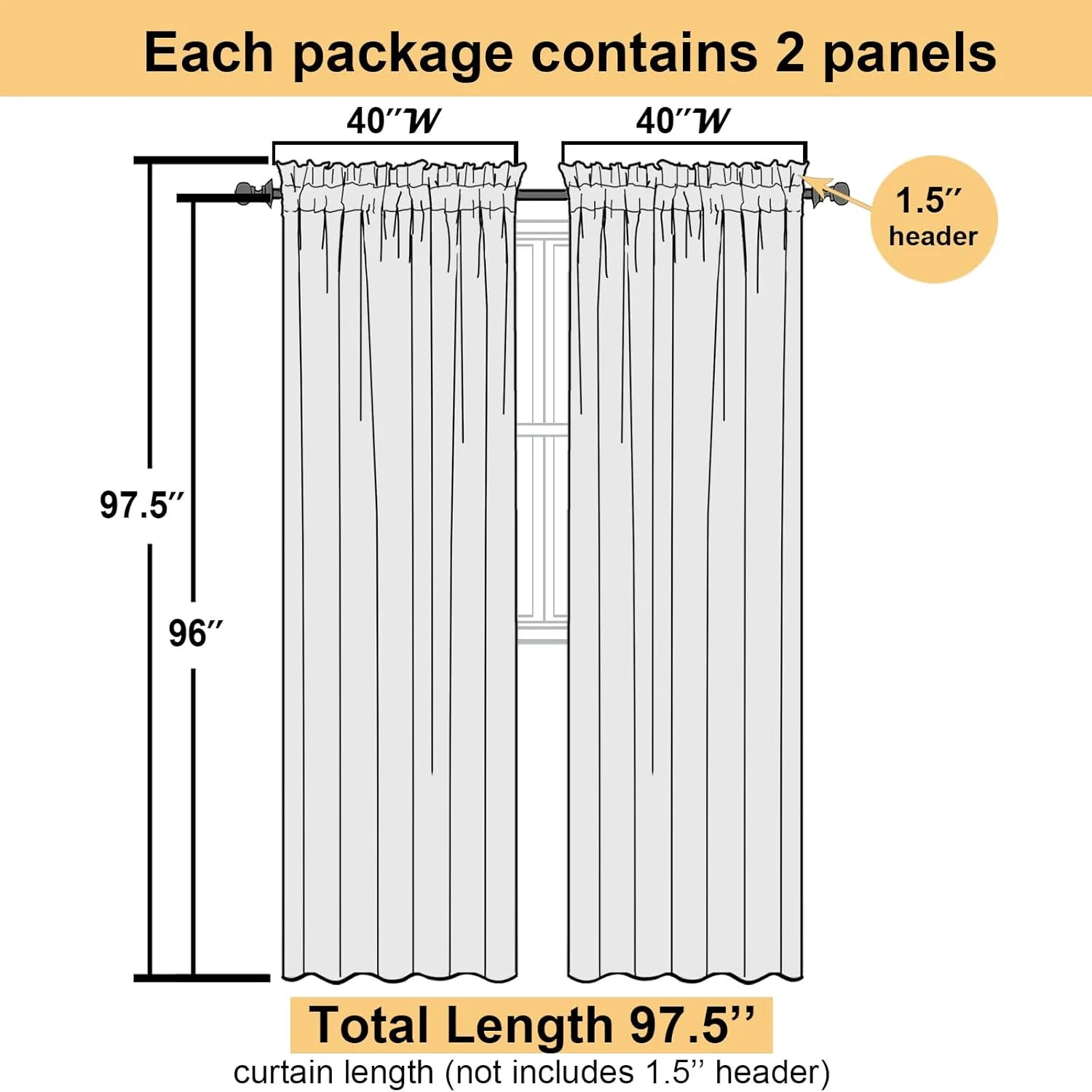 پرده های حریر طلایی تیره Lecloud Leia، طول 244 سانتی متر، 2 عدد، پرده های بافت دار برگ دار ژاکارد برای پنجره های فرانسوی با جیب میله ای، پرده های اتاق نشیمن و اتاق خواب به سبک خانه های روستایی، عرض 101.6 سانتی متر در طول 244 سانتی متر پرده های حریر طلایی تیره Lecloud Leia، طول 244 سانتی متر، 2 عدد، پرده های بافت دار برگ دار ژاکارد برای پنجره های فرانسوی با جیب میله ای، پرده های اتاق نشیمن و اتاق خواب به سبک خانه های روستایی، عرض 101.6 سانتی متر در طول 244 سانتی متر